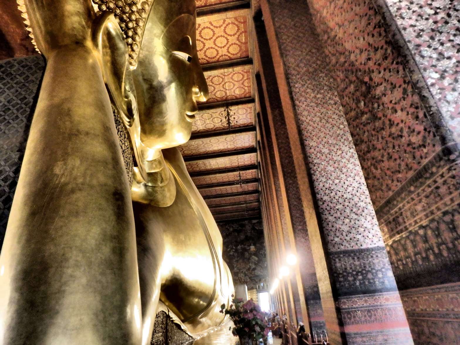 Buddha couché - Wat Pho - Bangkok, Thaïlande