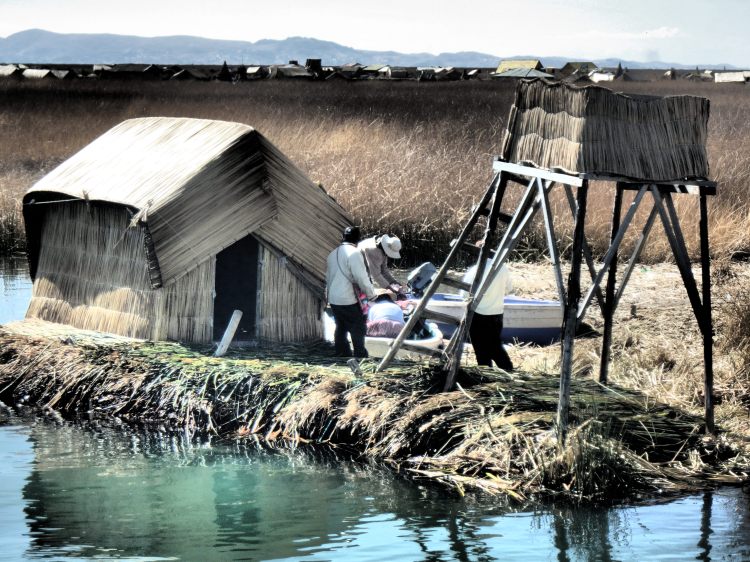 Uros, Lac Titicaca, Pérou