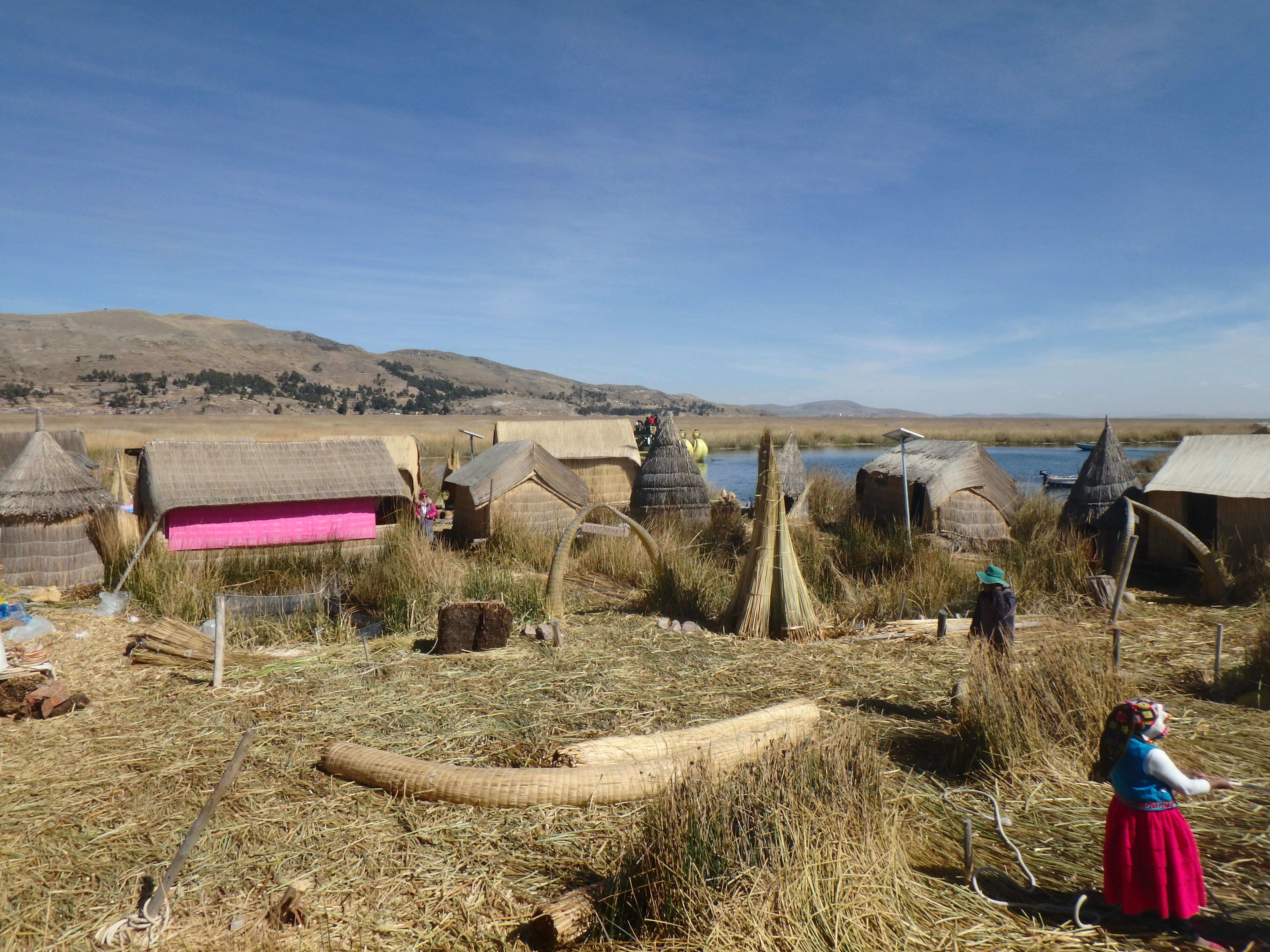 Uros, Lac Titicaca, Pérou