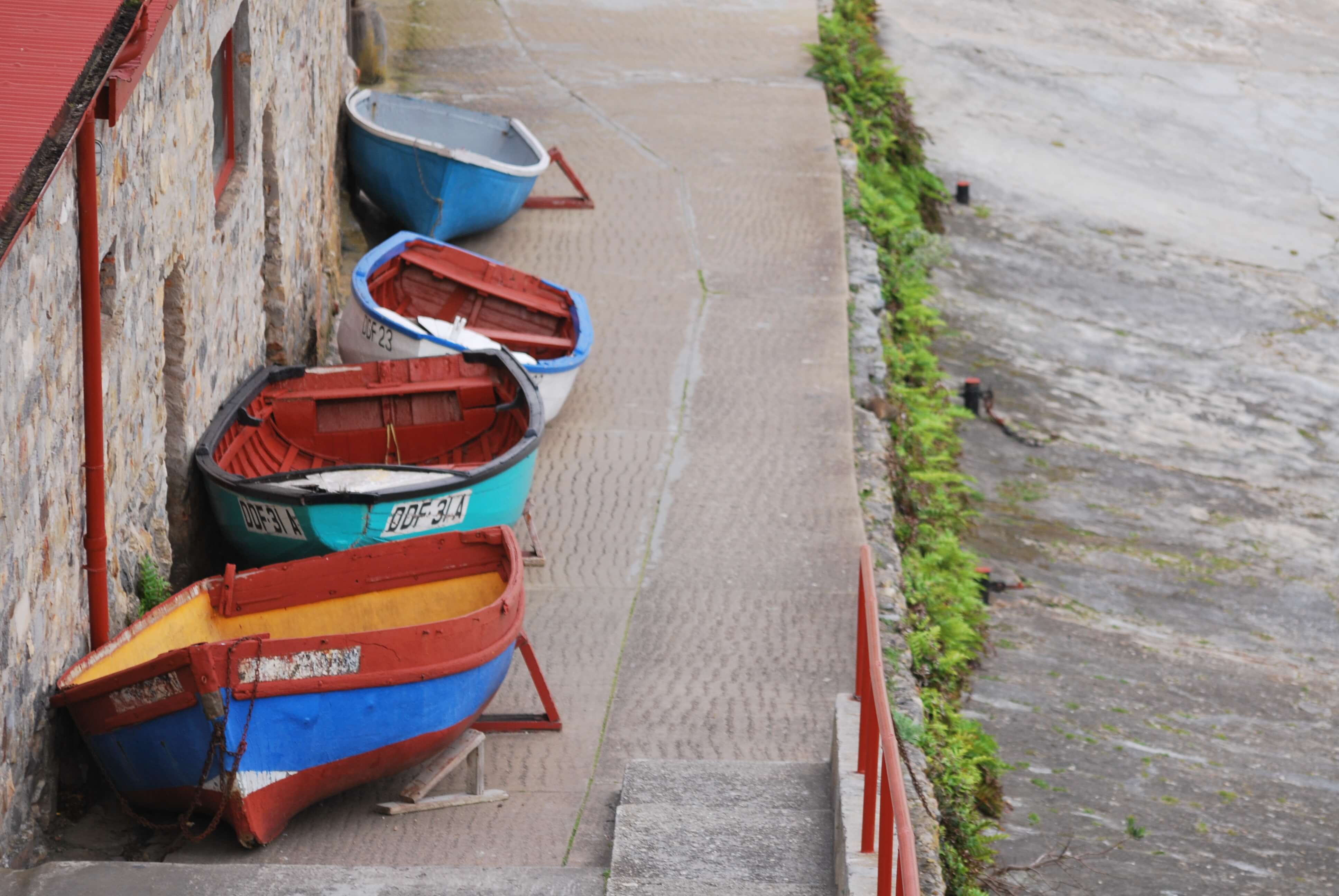 Bateaux, Hermanus, Afrique du Sud