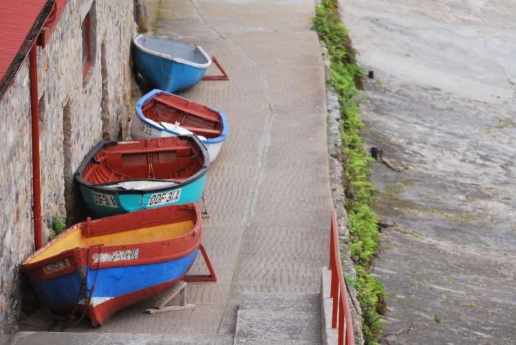 Bateaux, Hermanus, Afrique du Sud