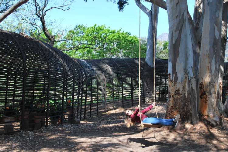 Balançoire, Babylonstoren, Afrique du Sud