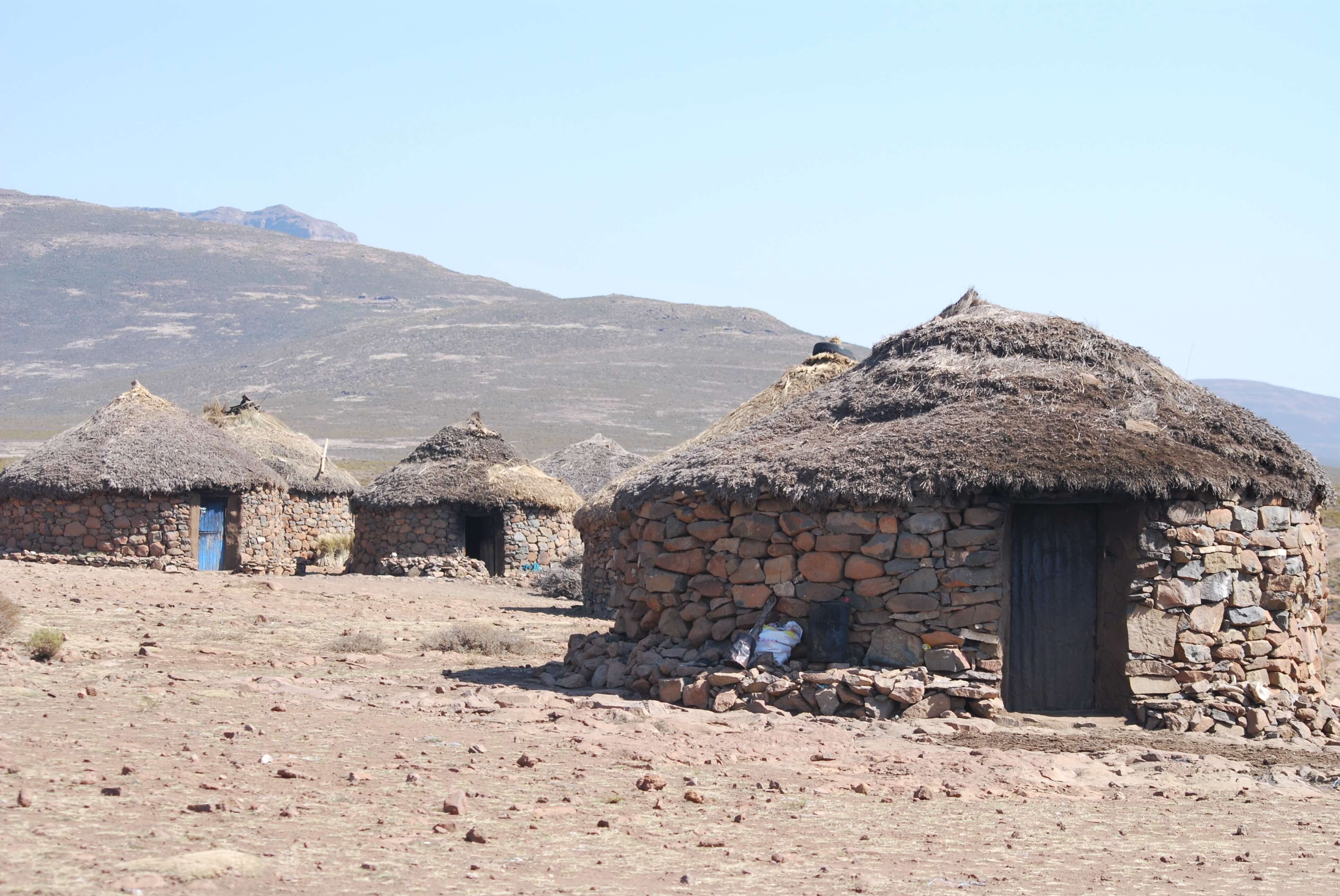 Lesotho - village