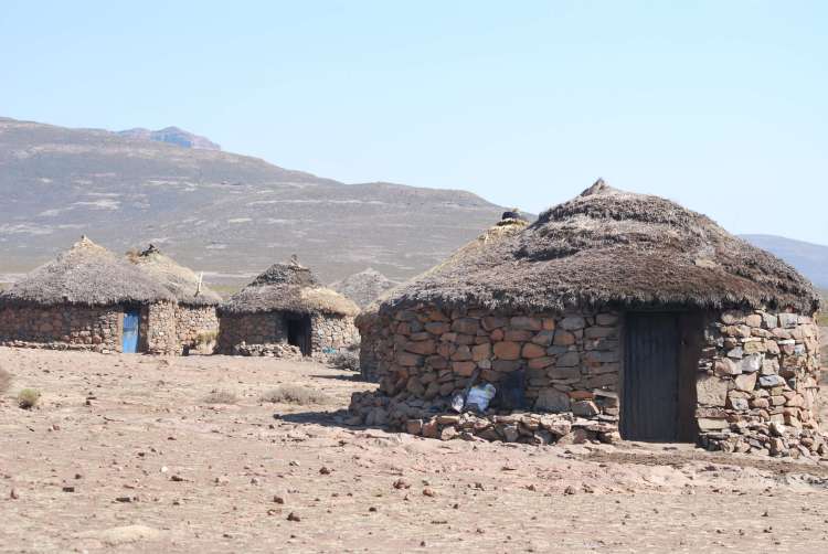 Lesotho - village