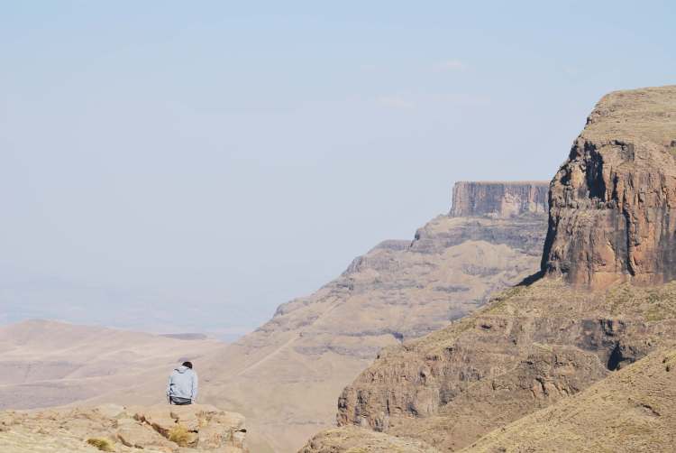 Lesotho amazing landscape