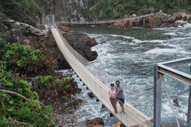 Suspending bridge, Tsitsikamma National Park, Afrique du Sud