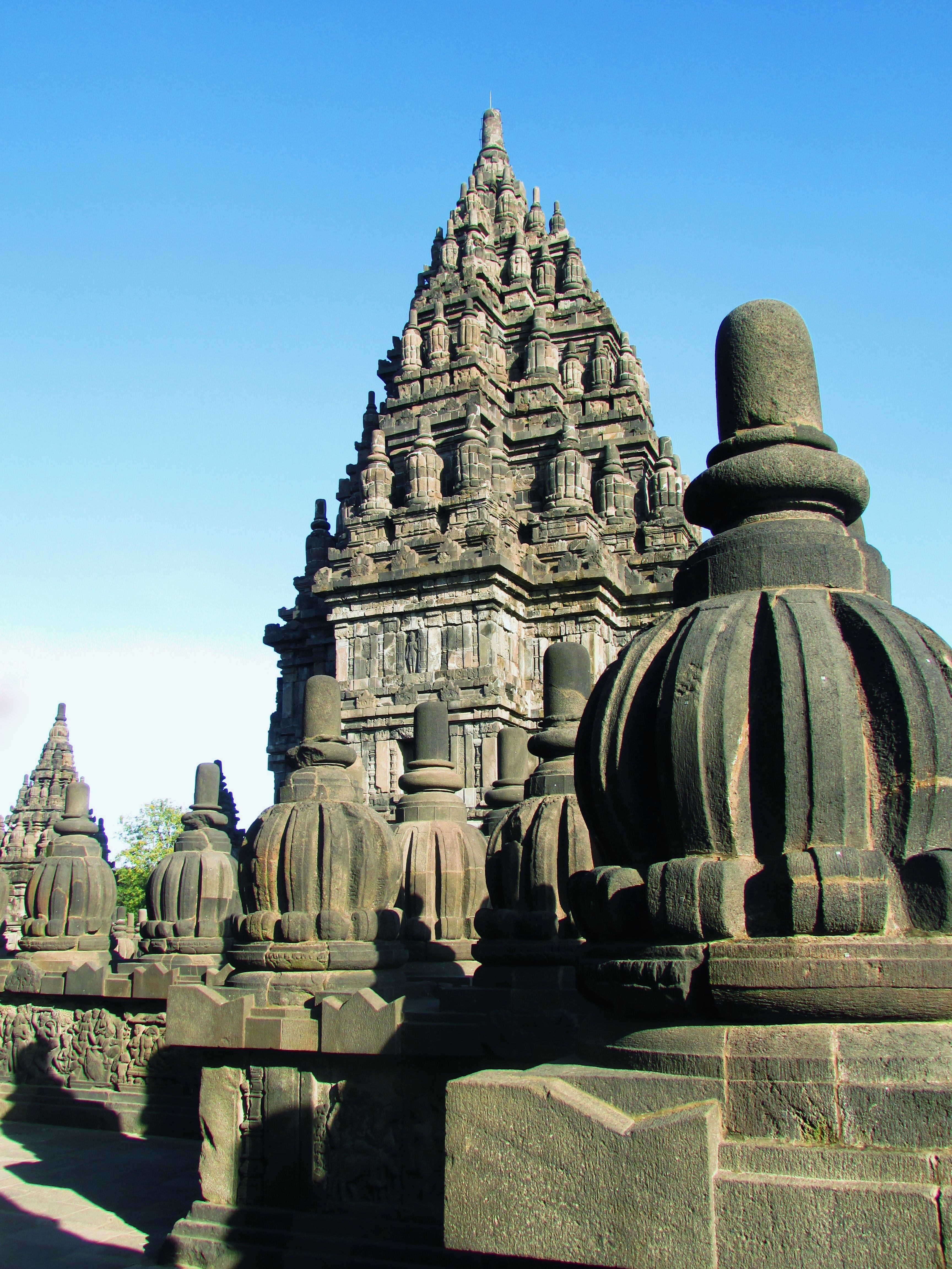 Ornements, Prambanan, Indonésie