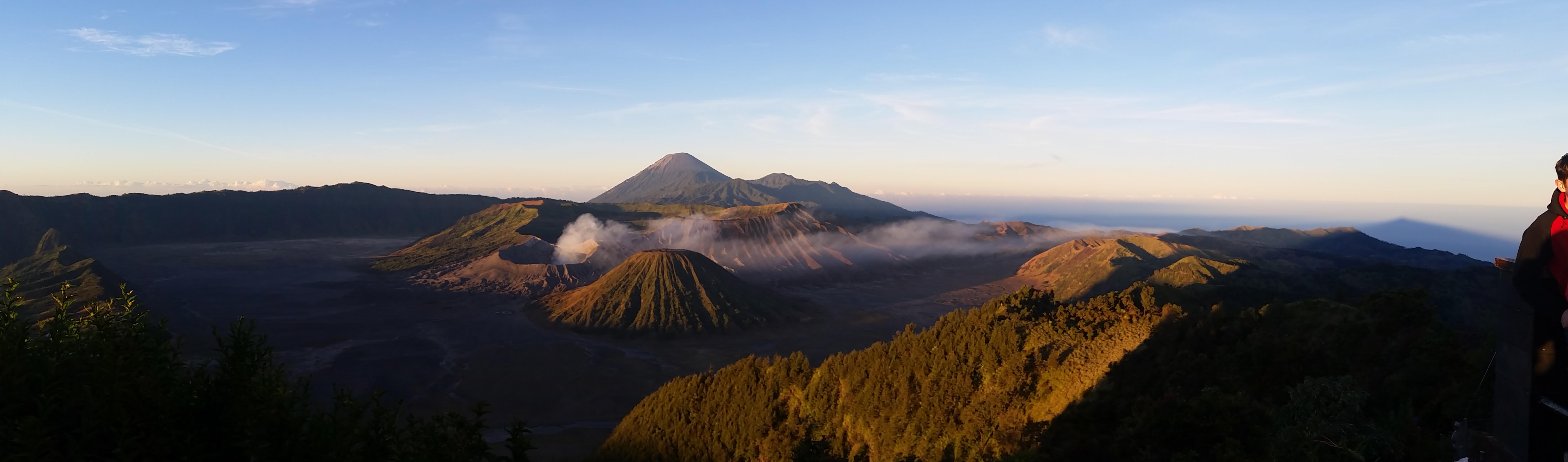Panorama, Mont Bromo, Indonésie