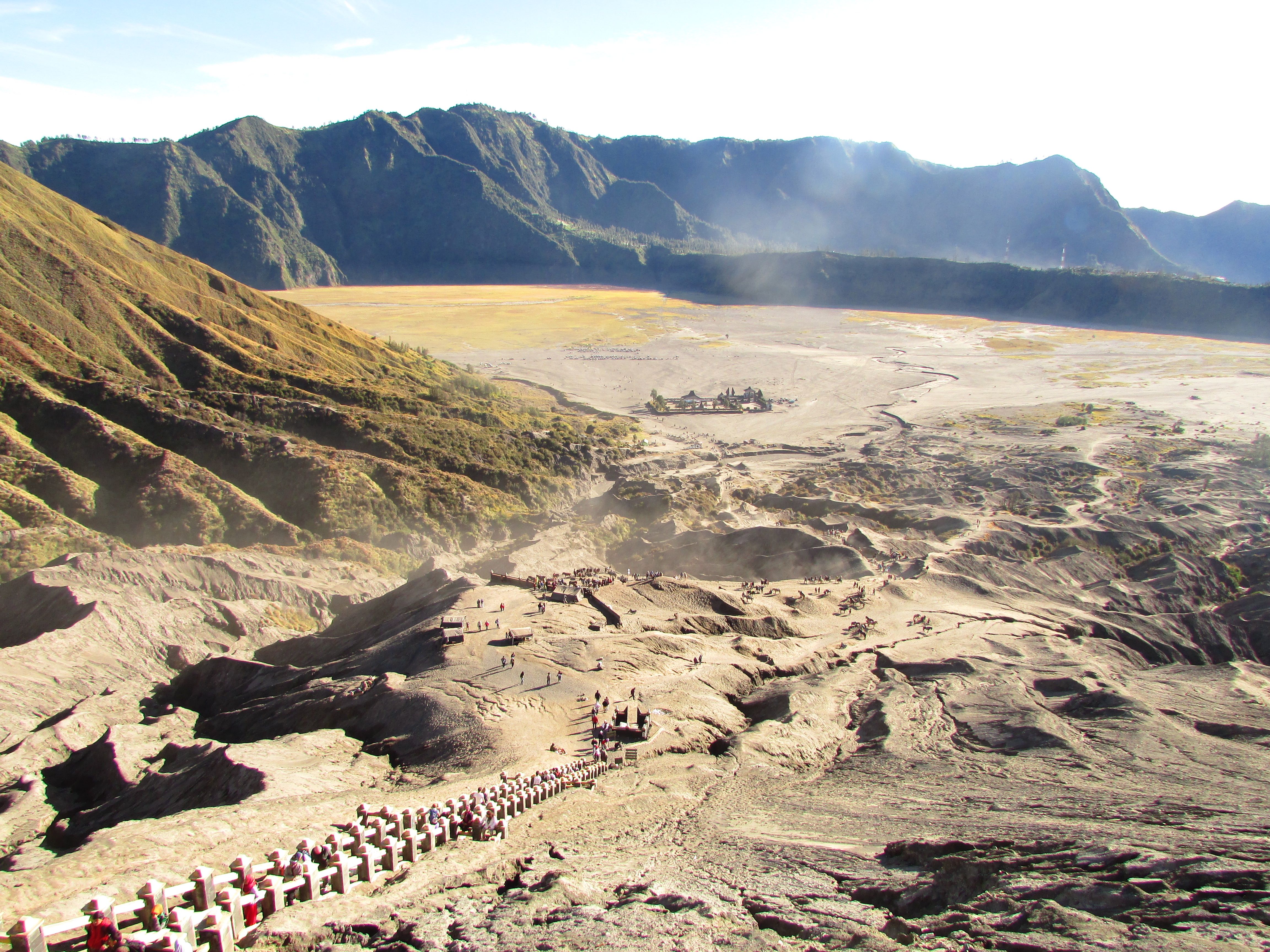 Escaliers, Mont Bromo, Indonésie