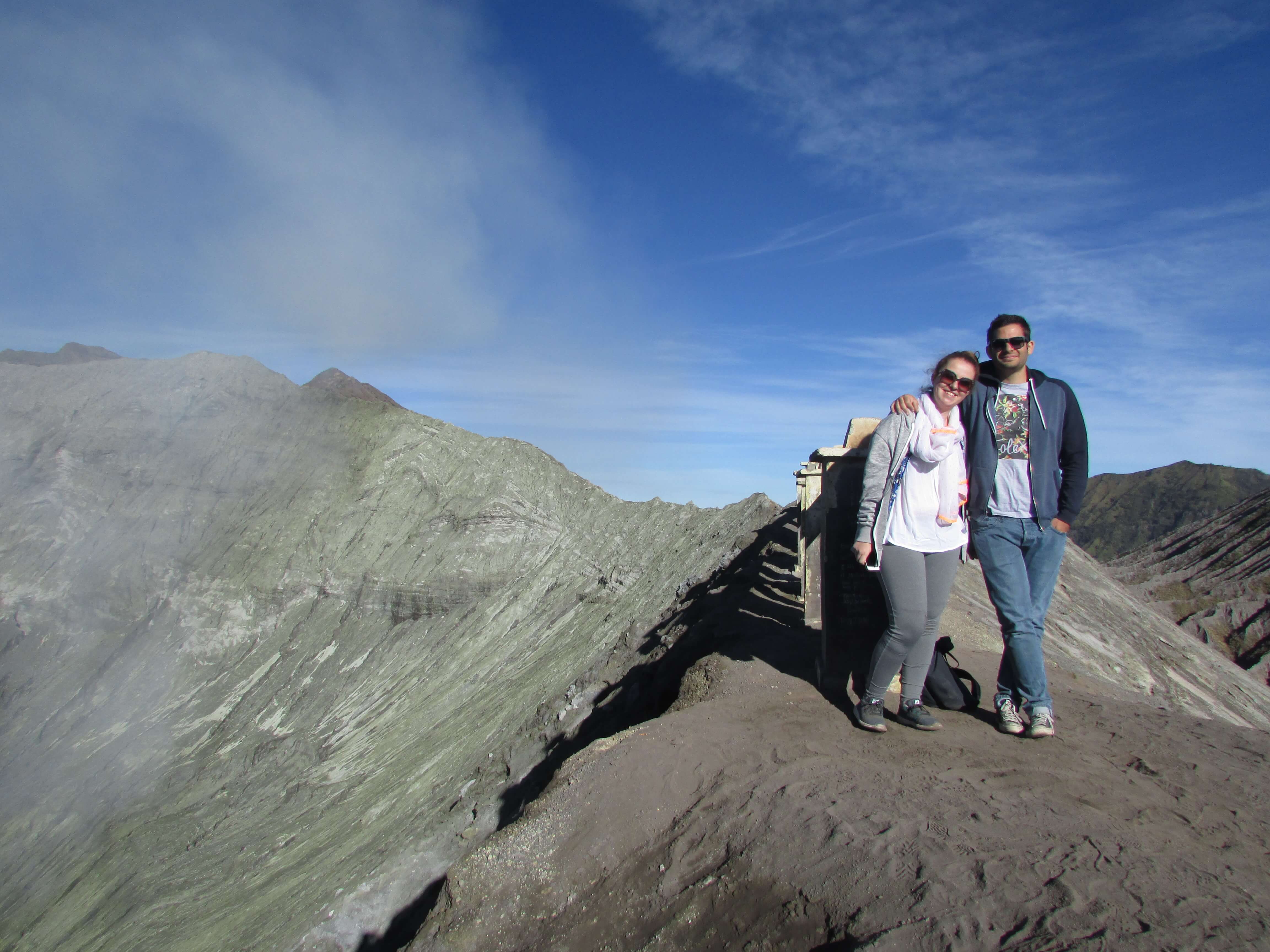 Bords du cratère, Mont Bromo, Indonésie