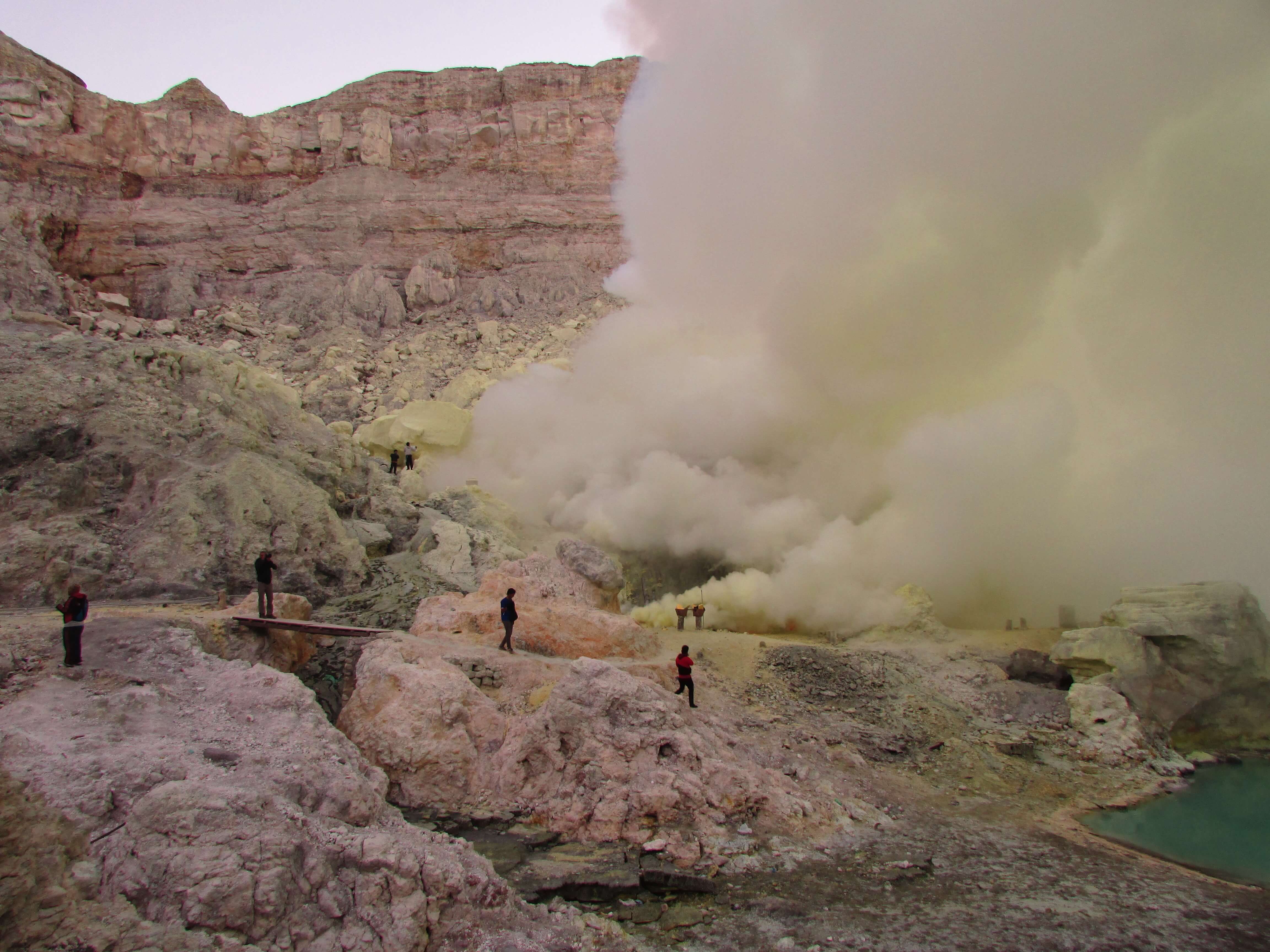 Souffre, Kawah Ijen, Indonésie
