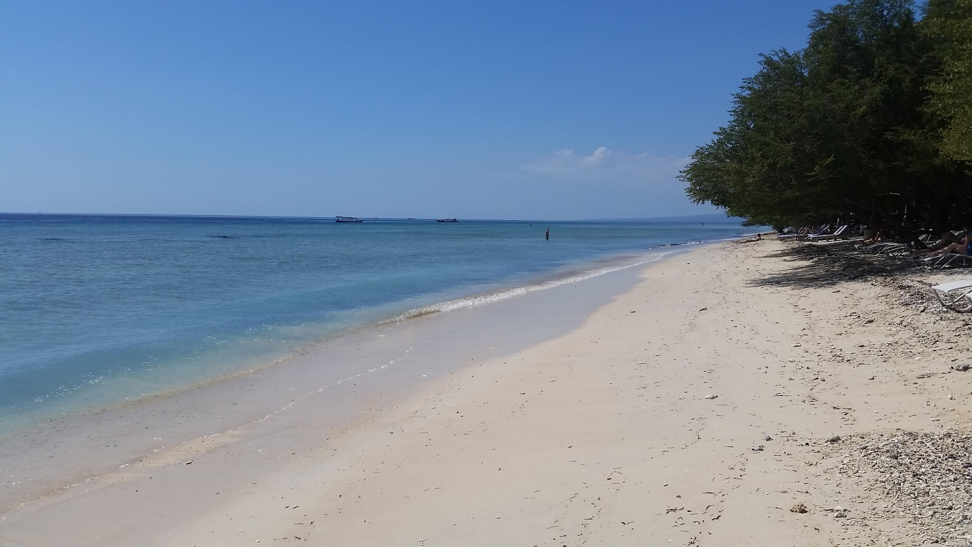 Plage déserte, Gili Trawangan