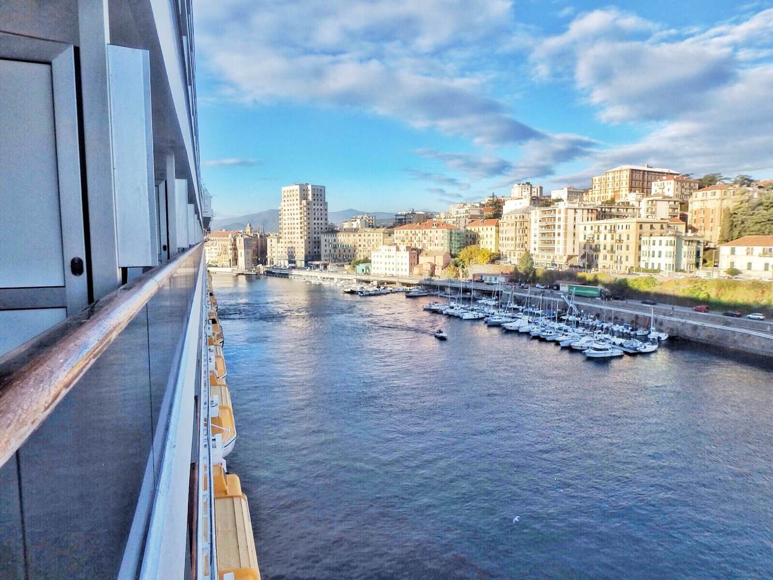 Vue du balcon, Costa Favolosa