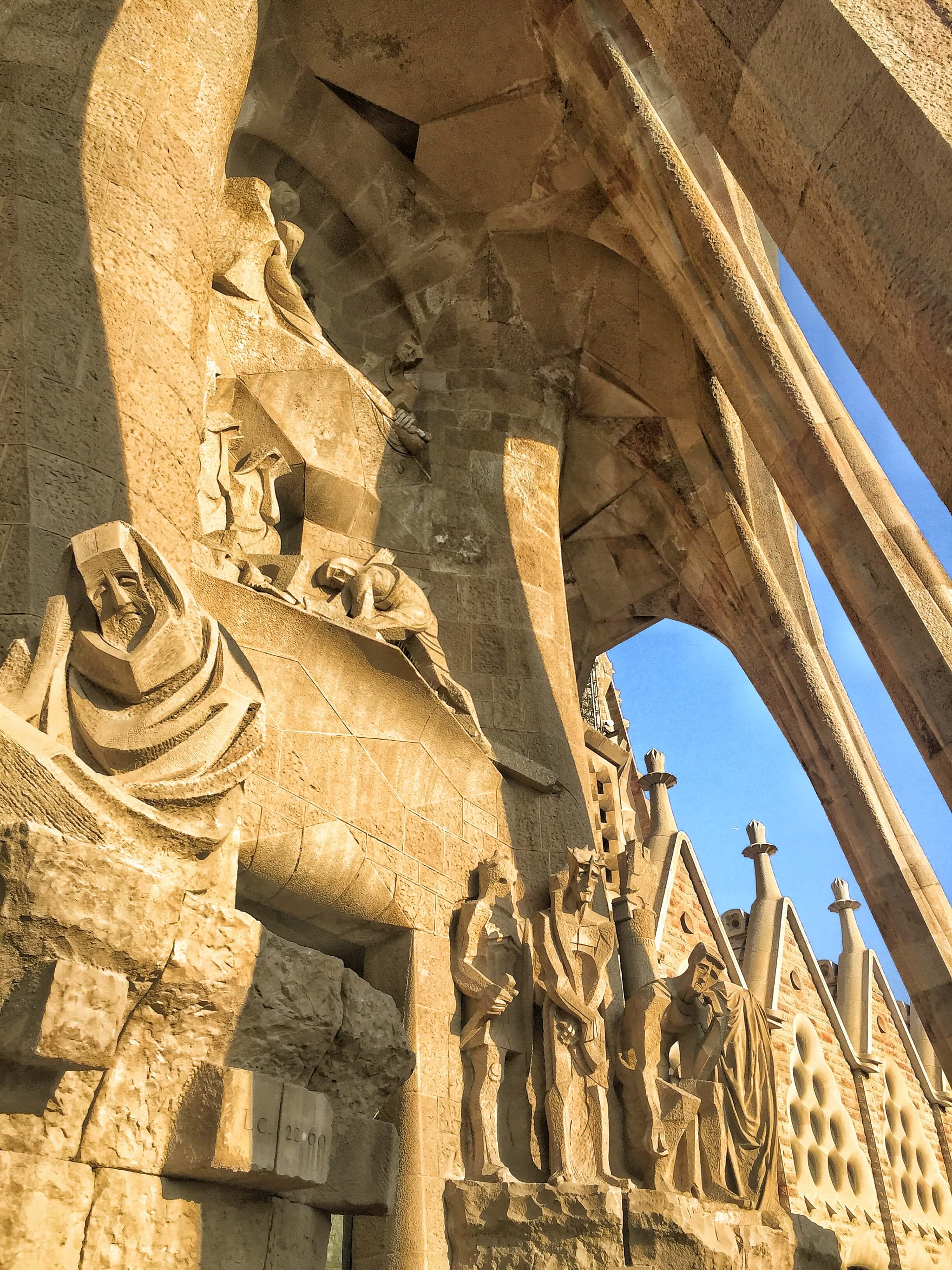 Façade sagrada familia, Barcelona