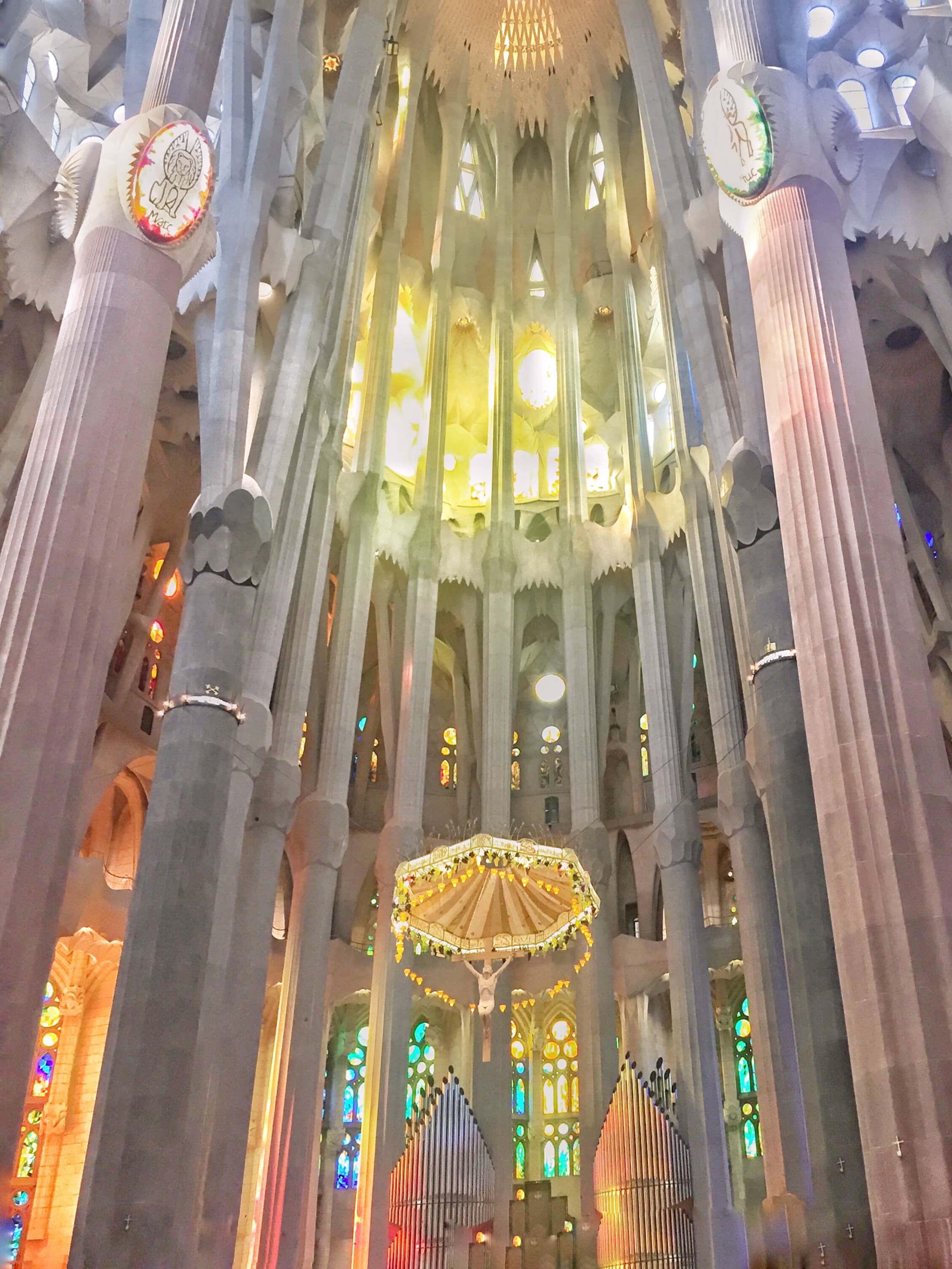 Intérieur de la Sagrada Familia, Barcelone