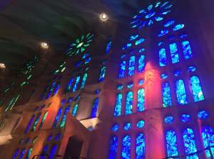 Vitraux Sagrada Familia, Barcelone, Espagne