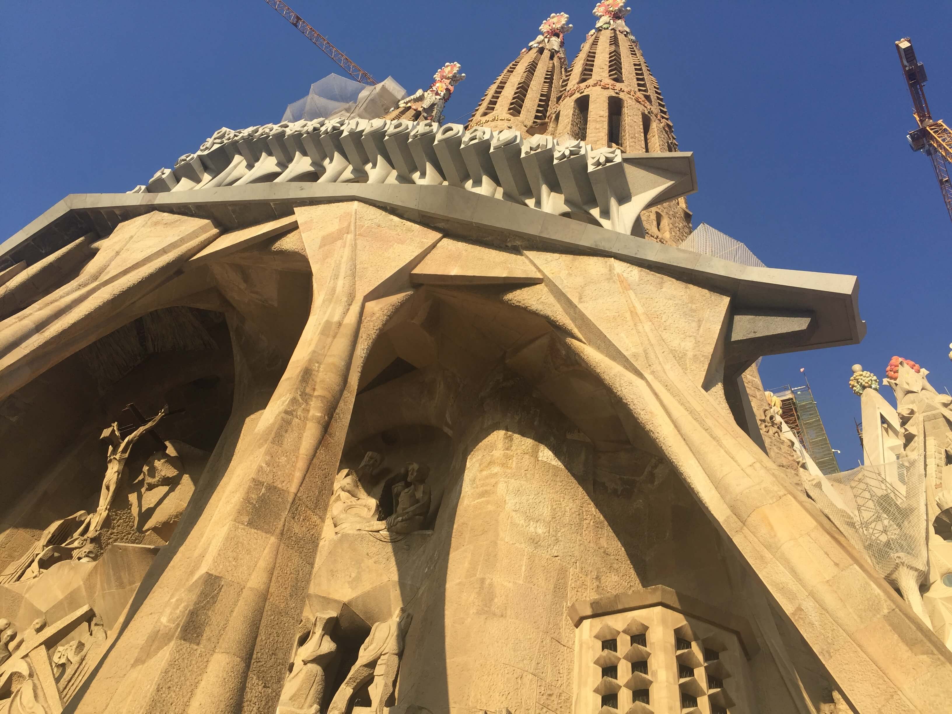 Sagrada Familia, Façade Extérieure, Barcelone, Espagne