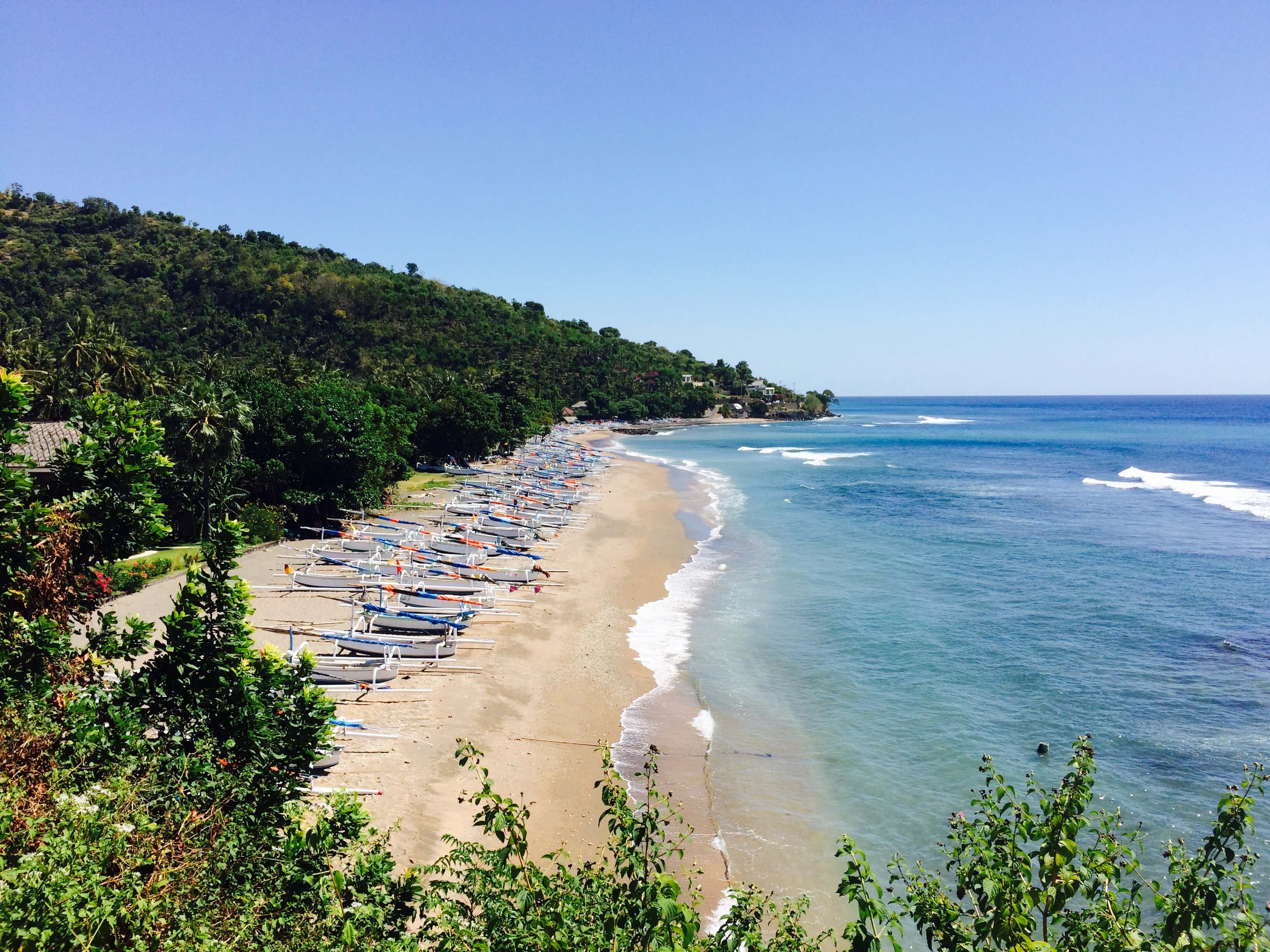Plage, Amed, Bali