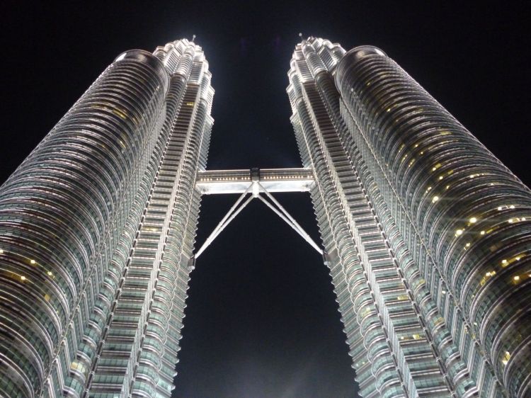 Tour Petronas de nuit, Kuala Lumpur