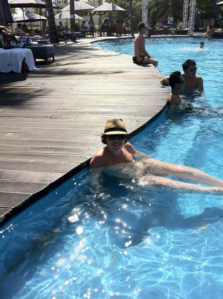 Pool bar, Sentosa, Singapour