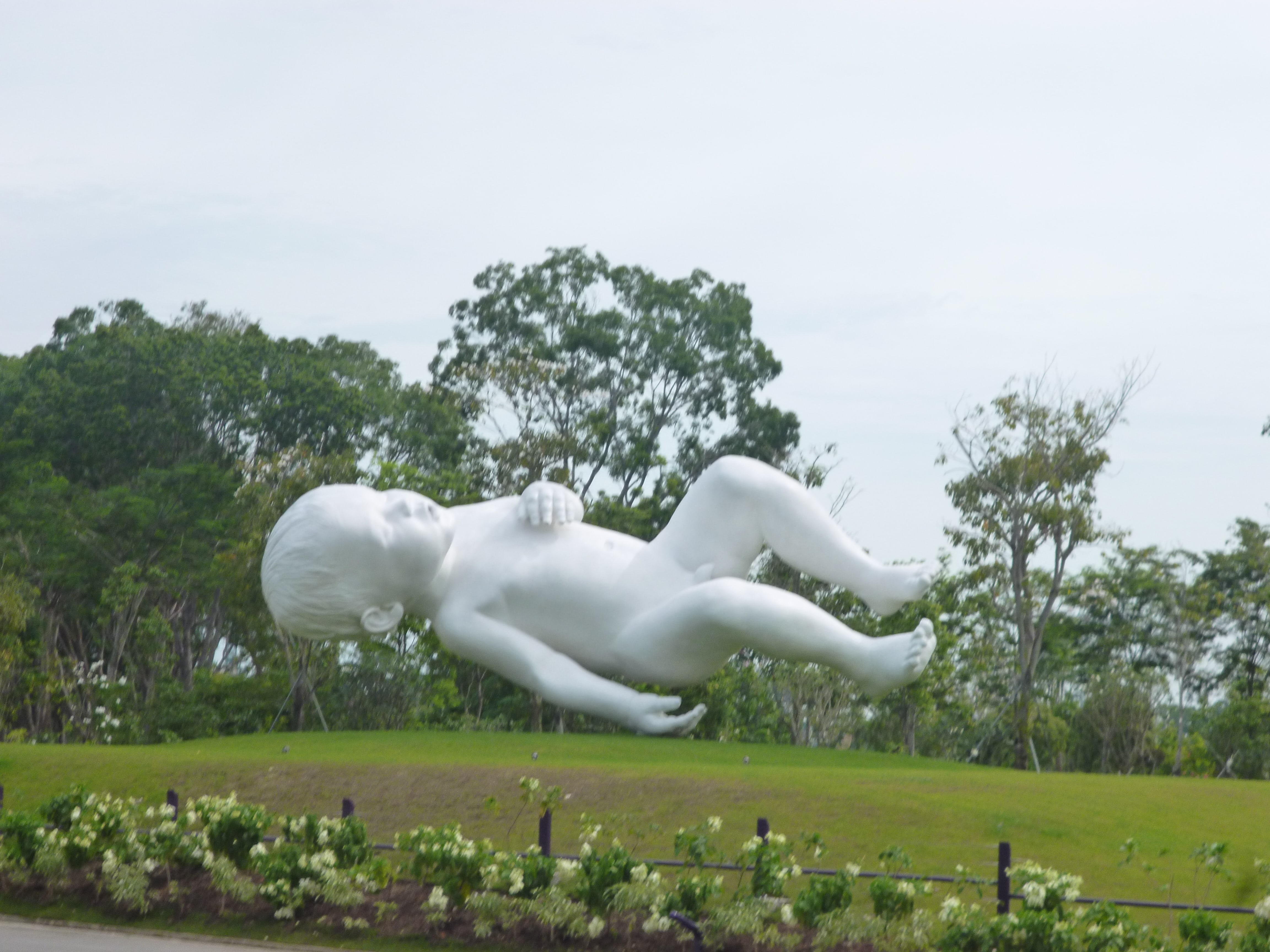 Statue de bébé, Gardens by the Bay, Singapour