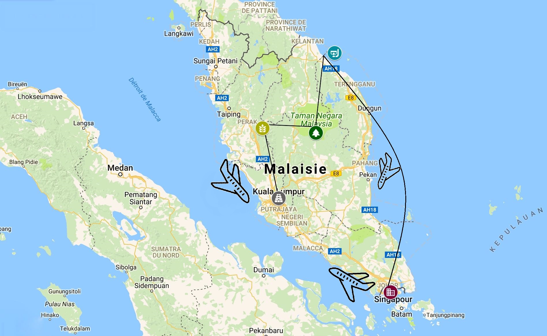 Circuit deux semaines en Malaisie