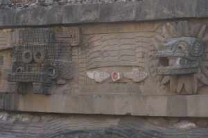Ornements mayas, Teotihuacan, Mexique