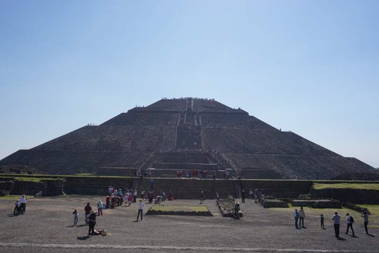 Pyramide du soleil, Teotihuacan, Mexique