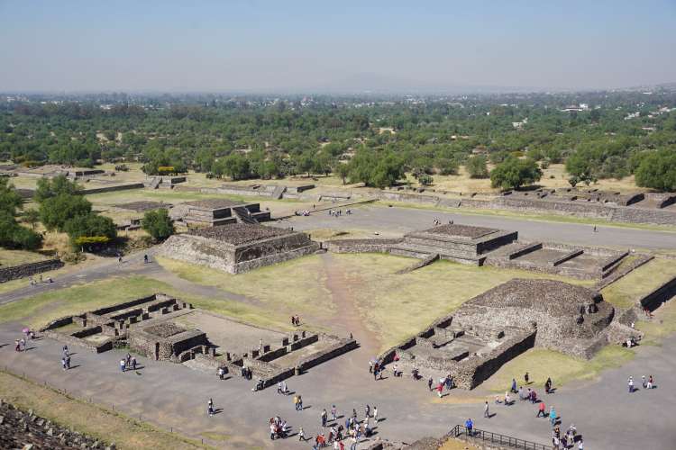 Ruines, Teotihuacan, Mexique