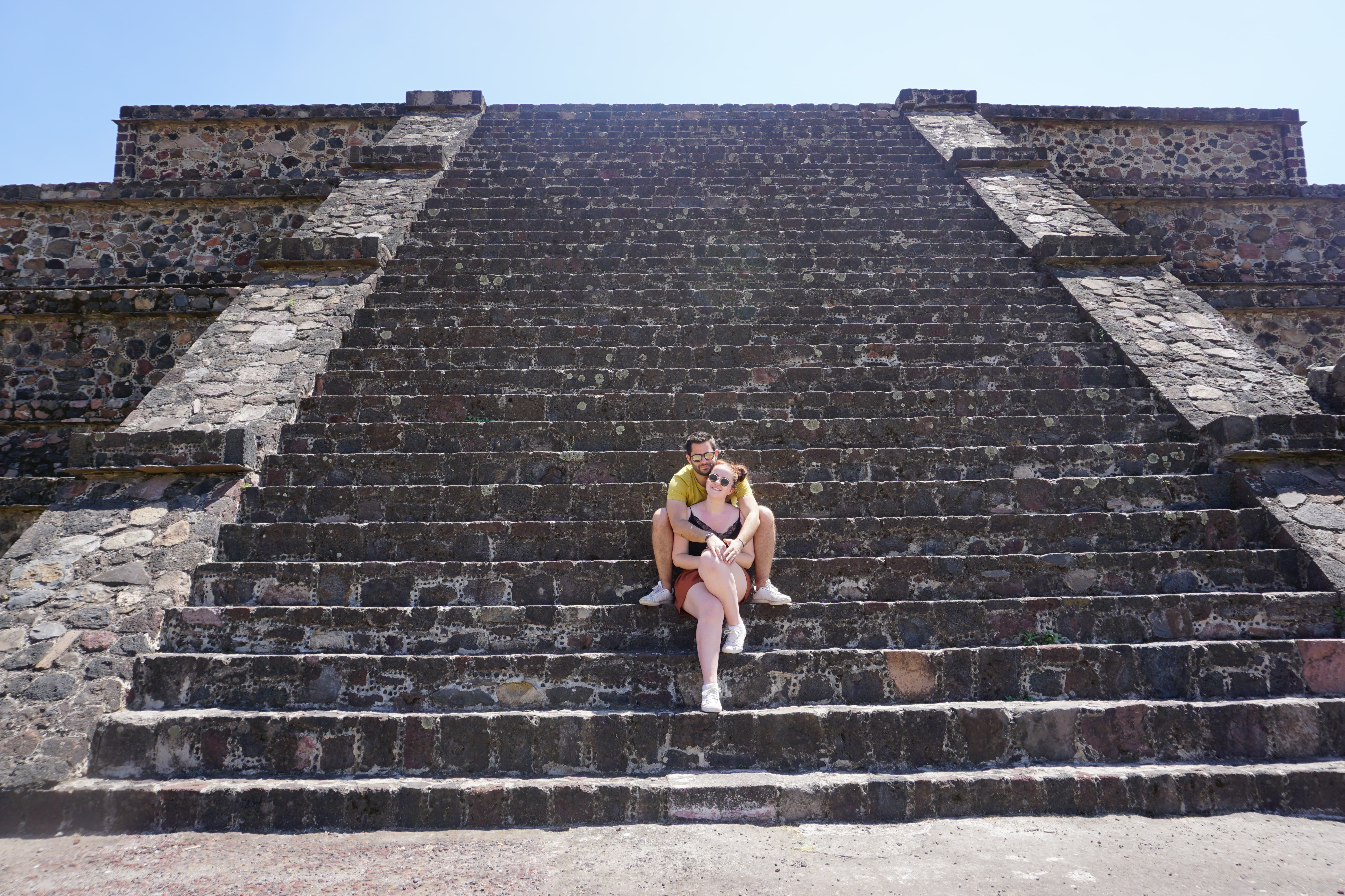 Marches, Teotihuacan, Mexique