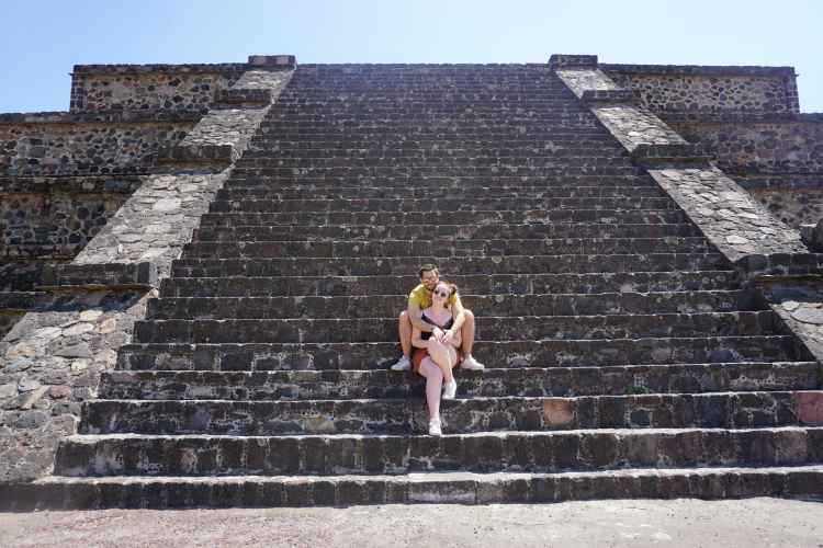 Marches, Teotihuacan, Mexique