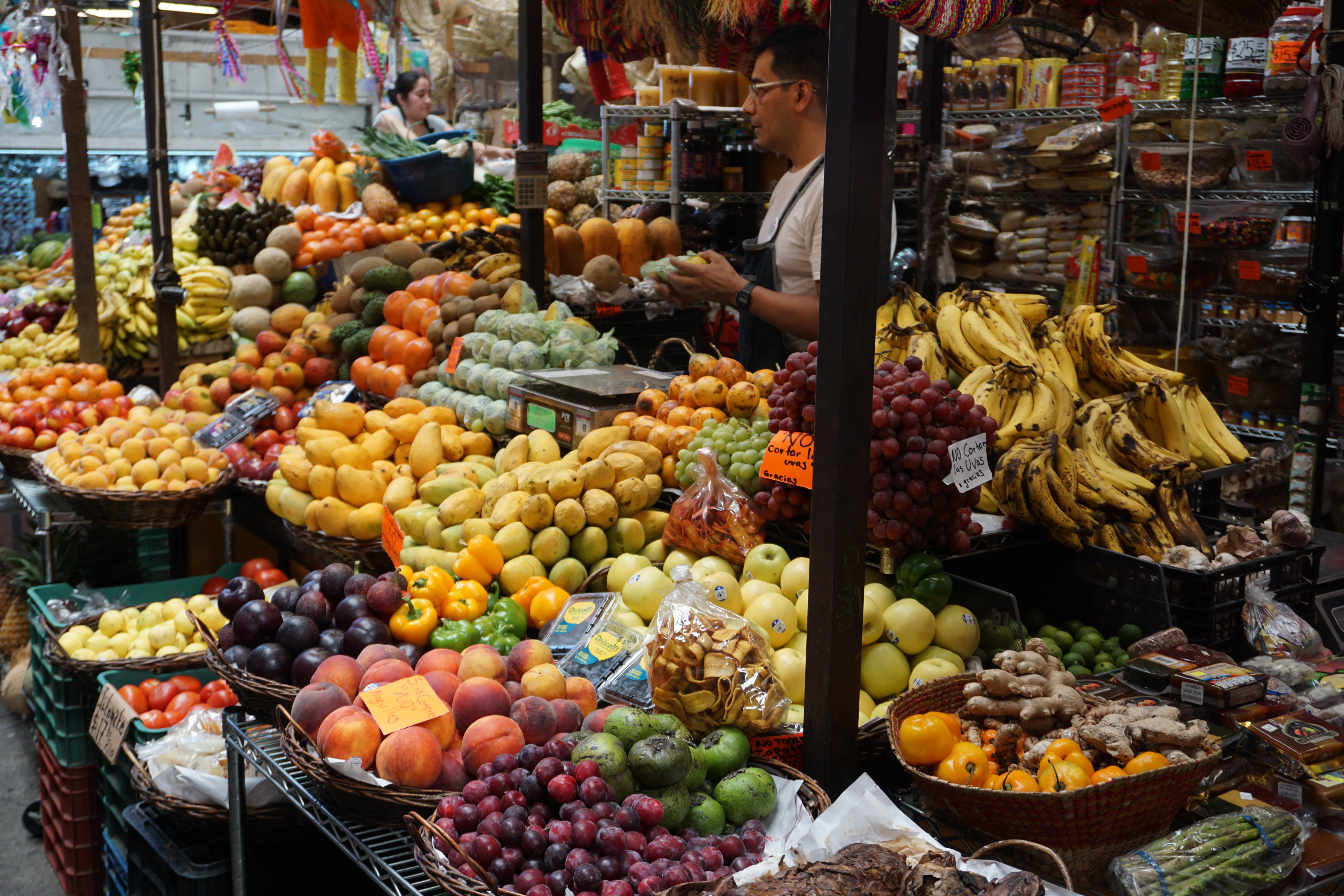 Marché, Guanajuato, Mexique