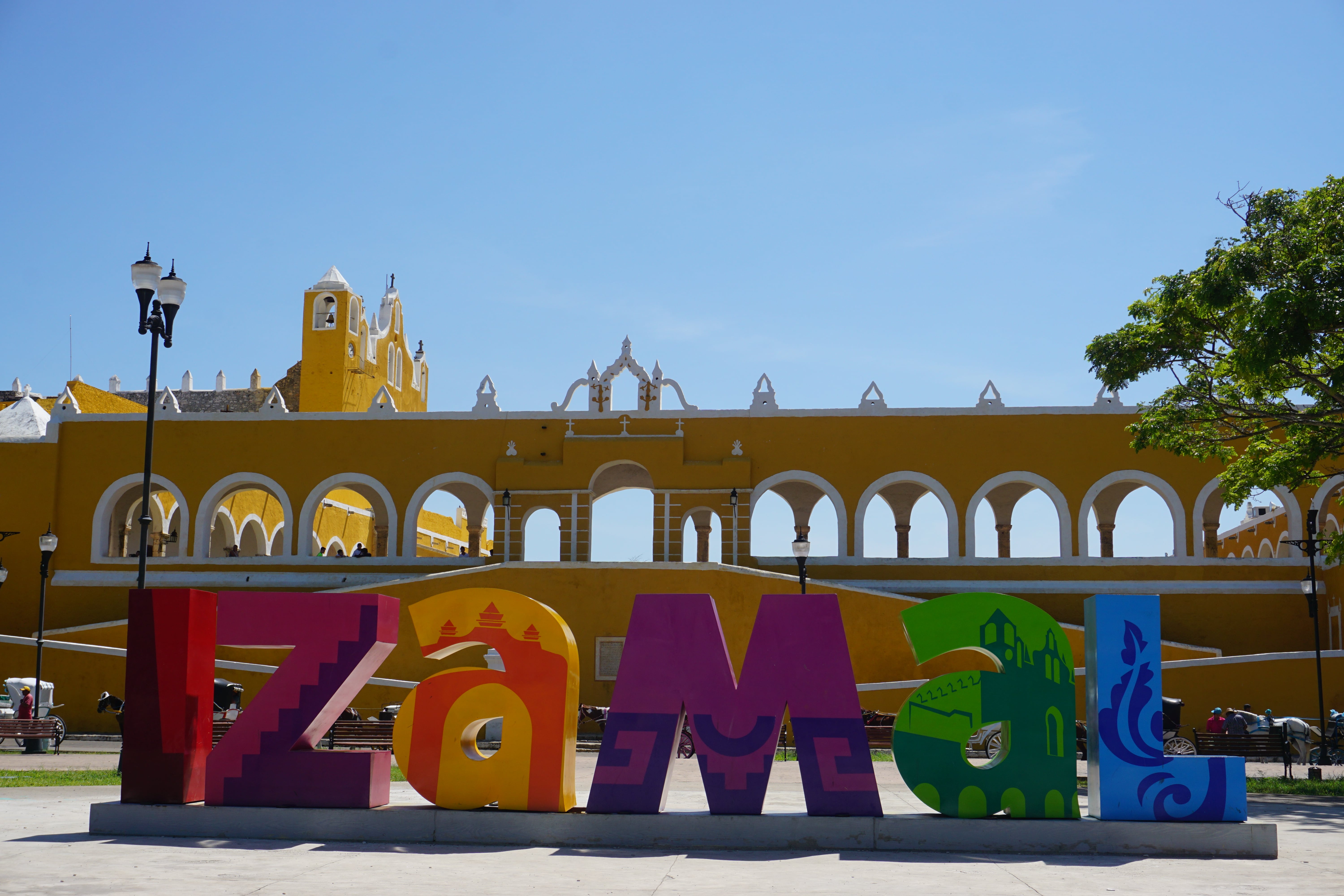 Visite d'Izamal, Mexique