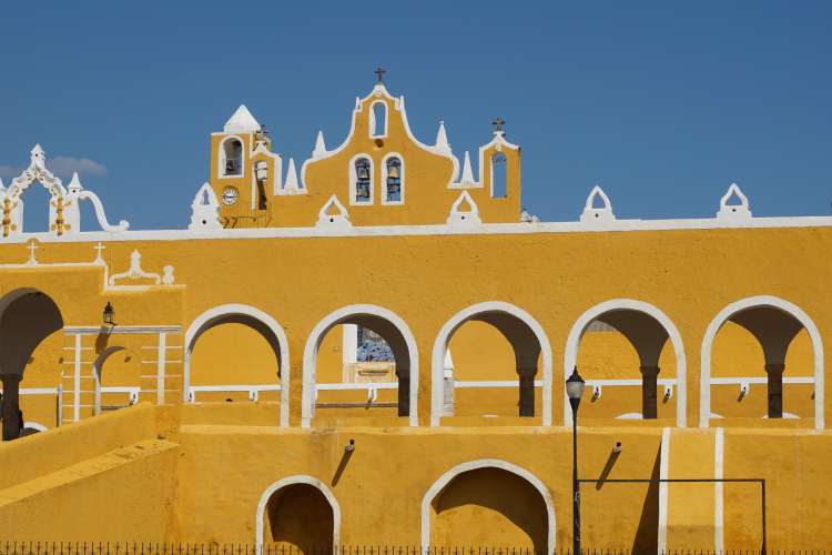 Le couvent jaune d'Izamal, Mexique