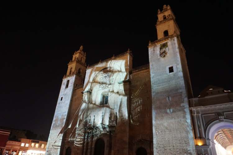 Lightshow, Mérida, Mexique