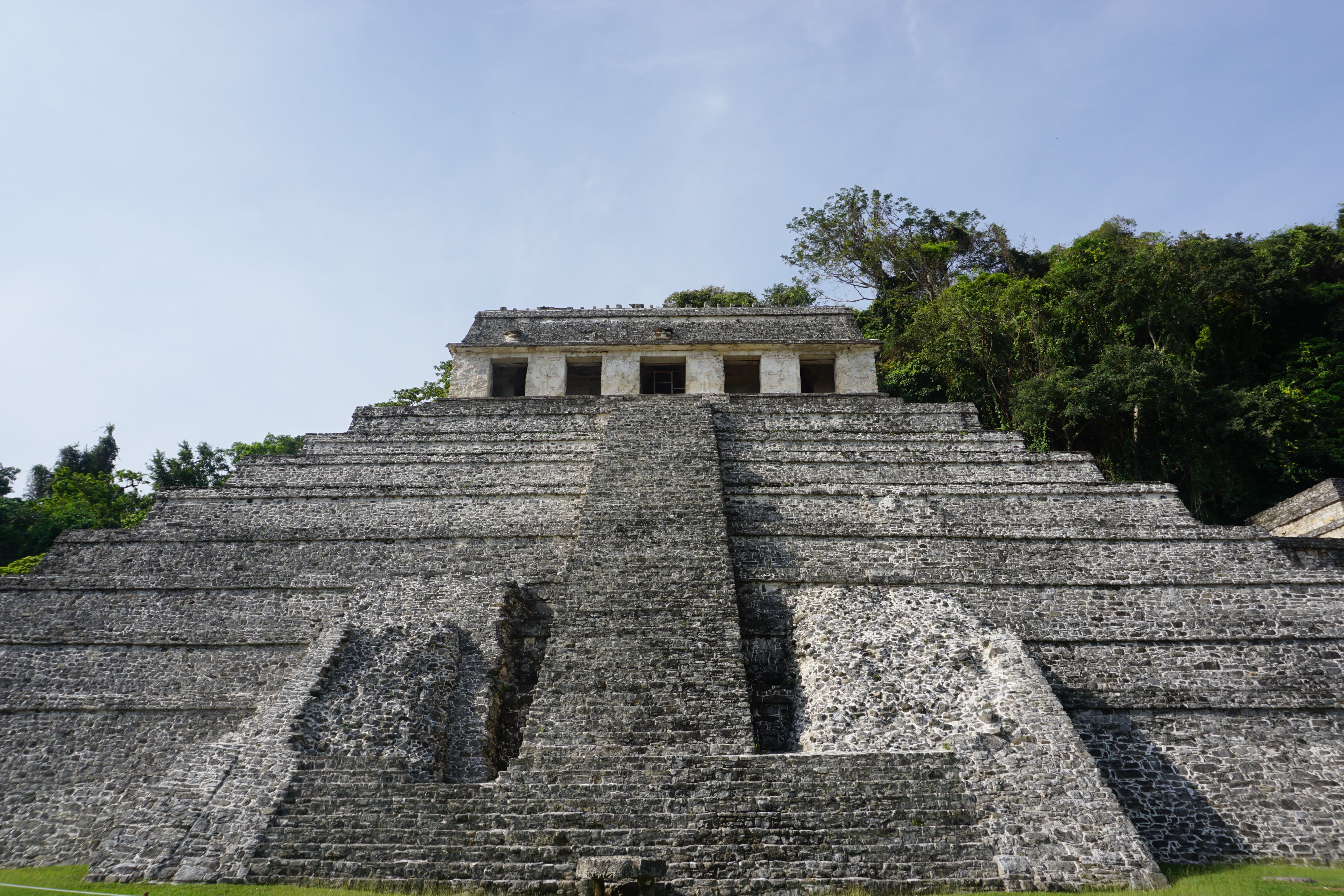 Pyramide, Palenque, Mexique
