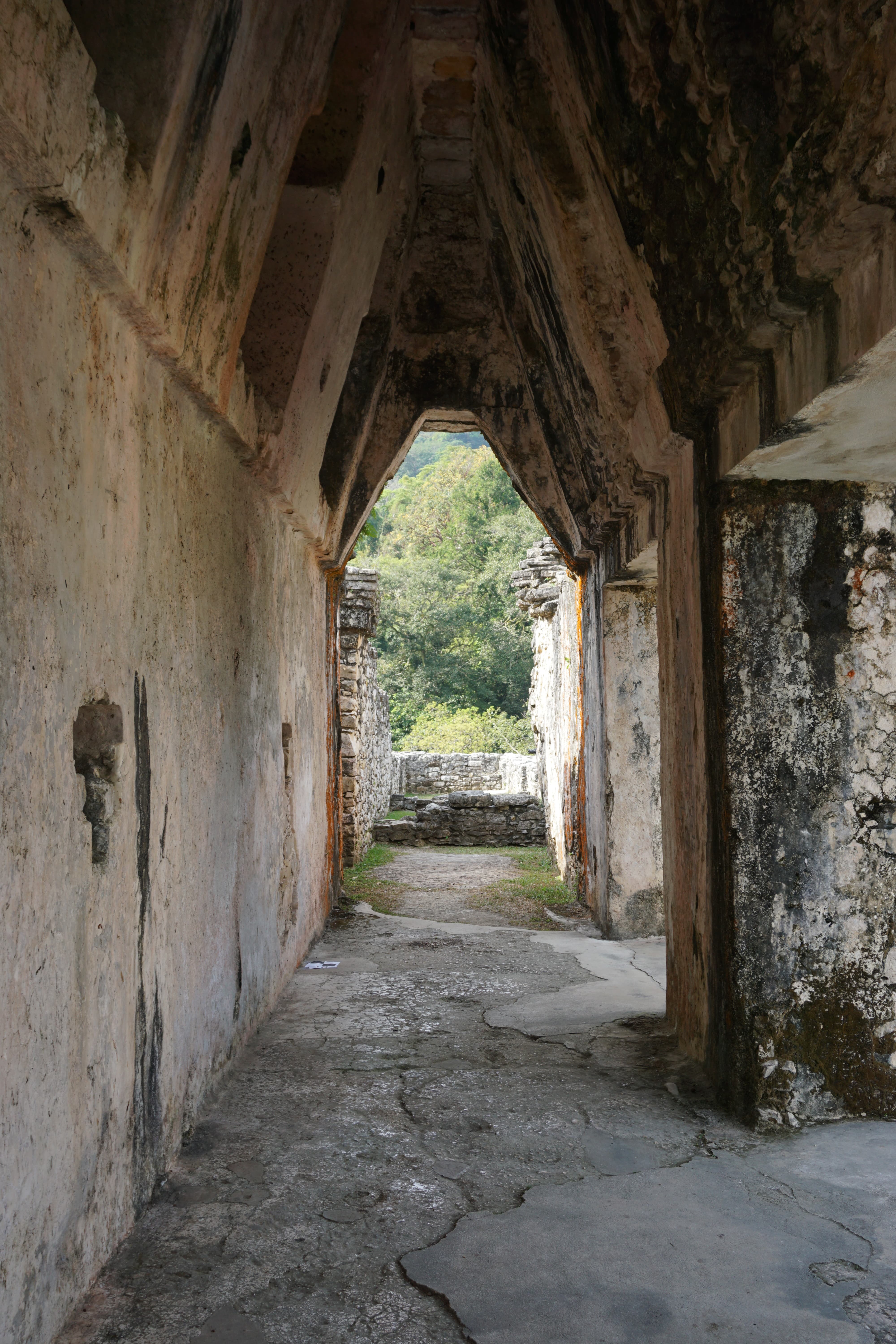 Couloir, Palenque, Mexique