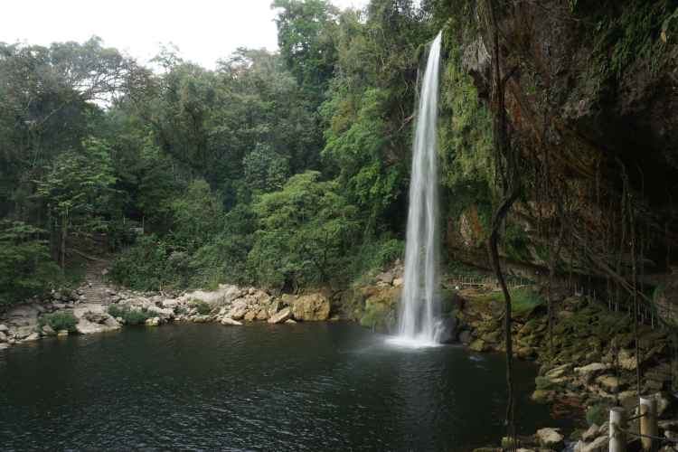 La cascade Misol-Ha, Mexique