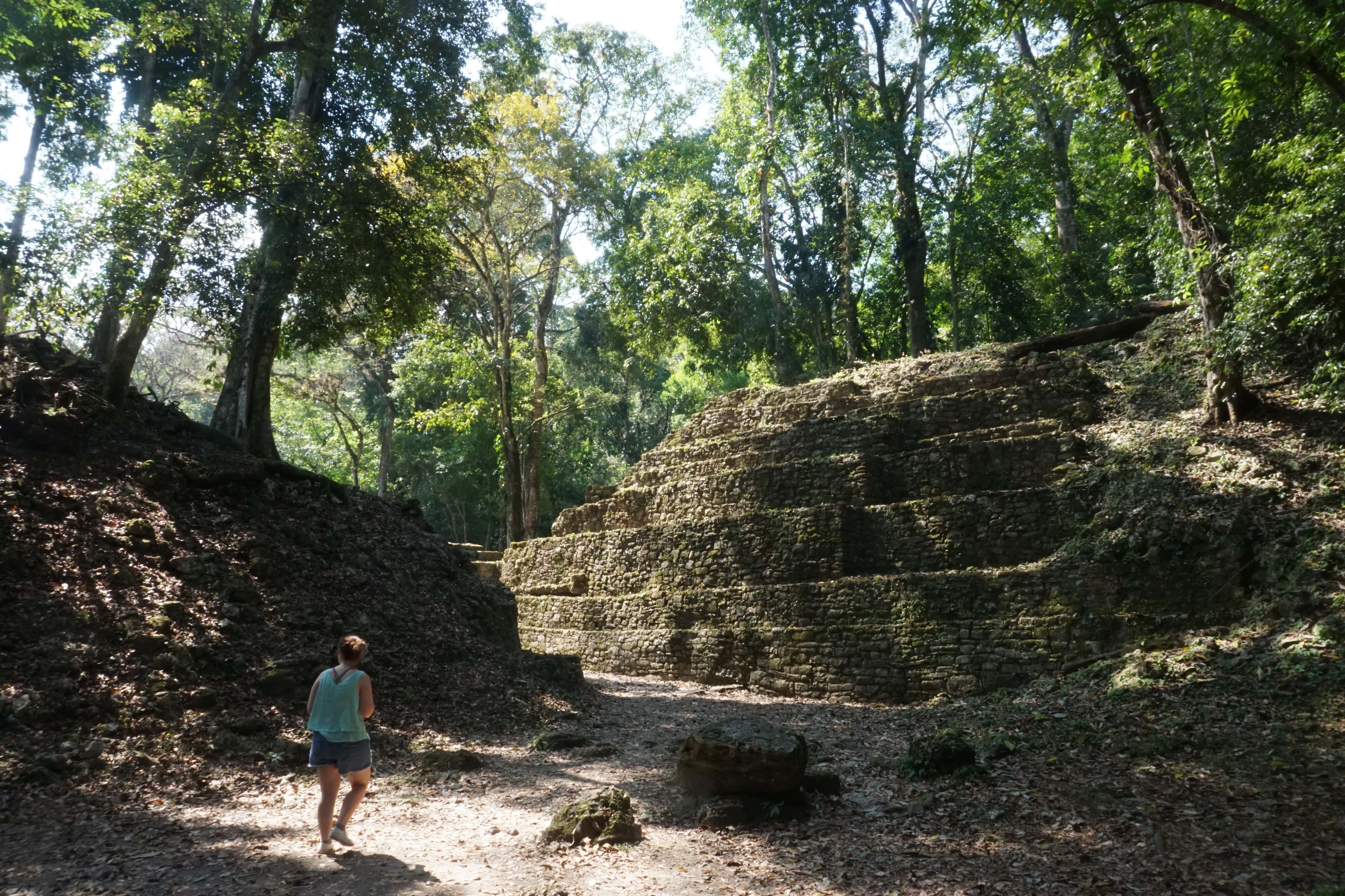 Visite des ruines de Yaxchilan, Mexique