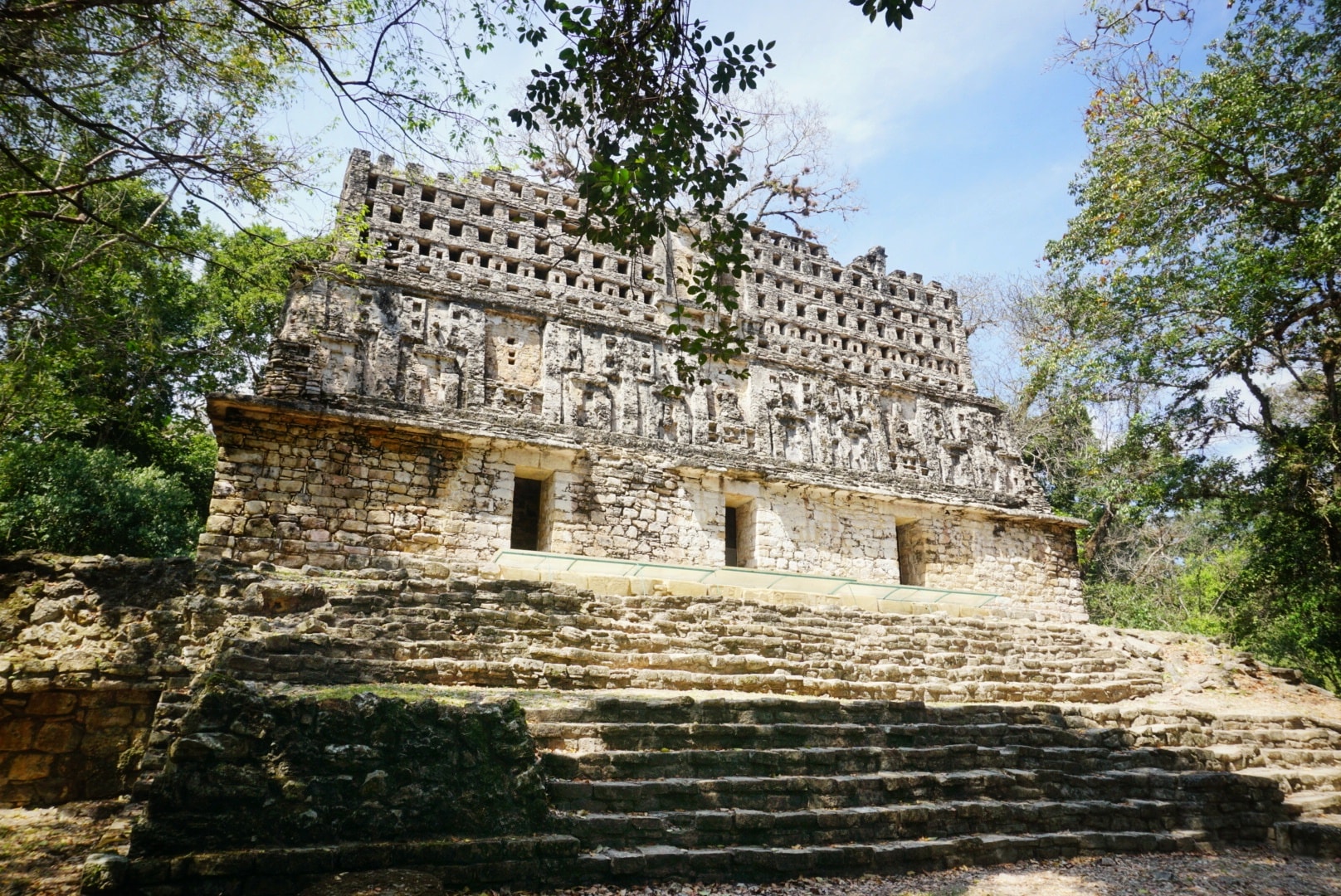 Edifice avec fresques, Yaxchilan, Mexique