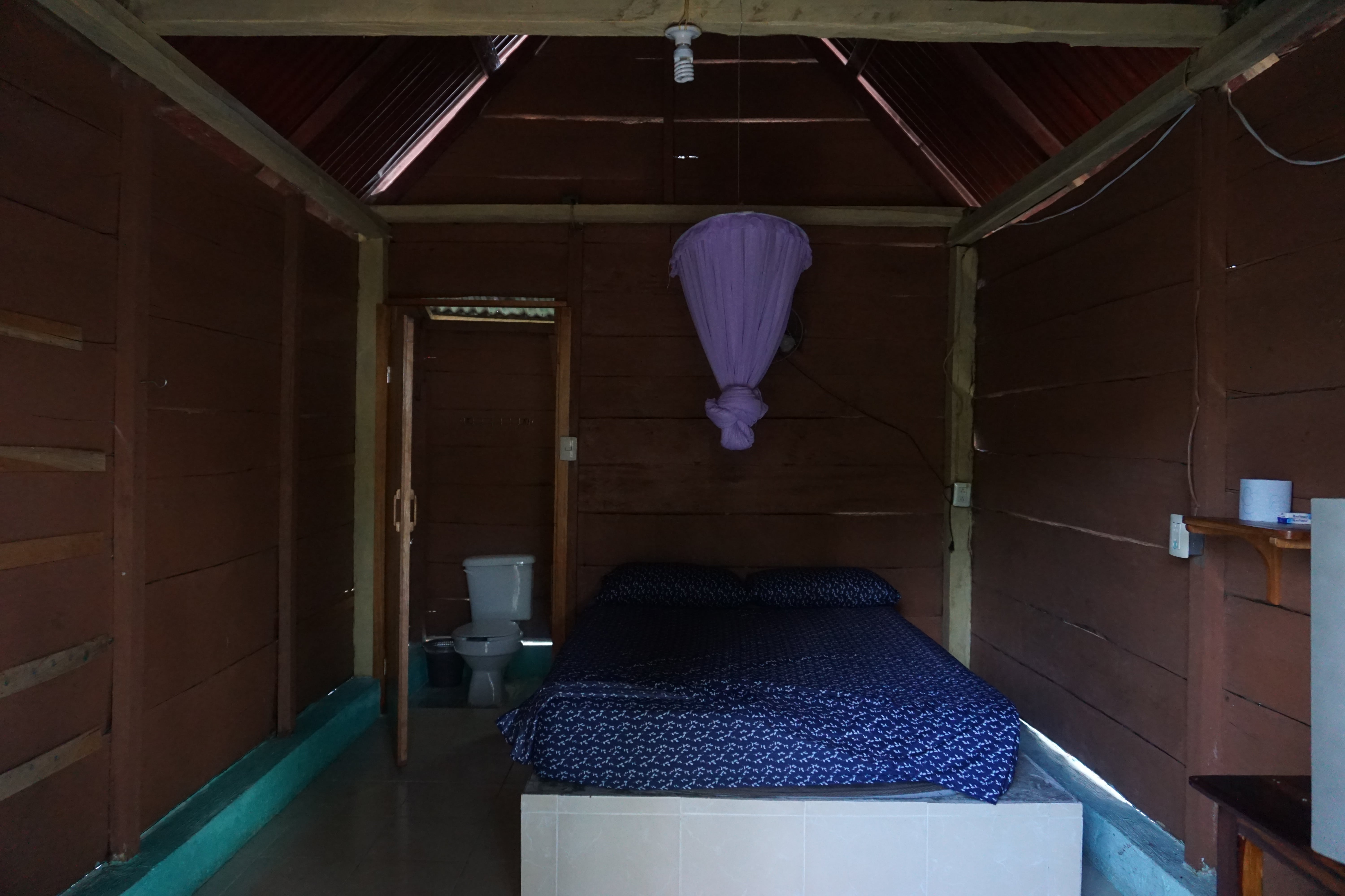 Cabanas chaac, Xpujil, Mexique