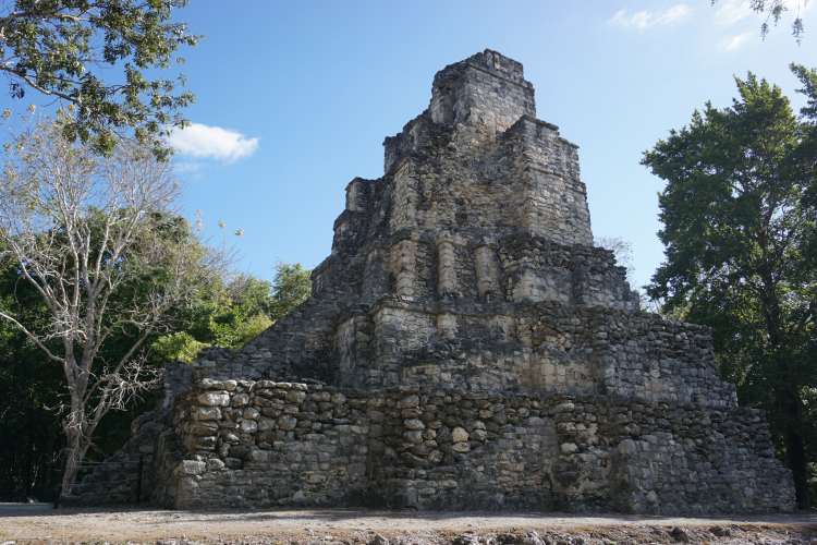 Temple de Muyil, Mexique