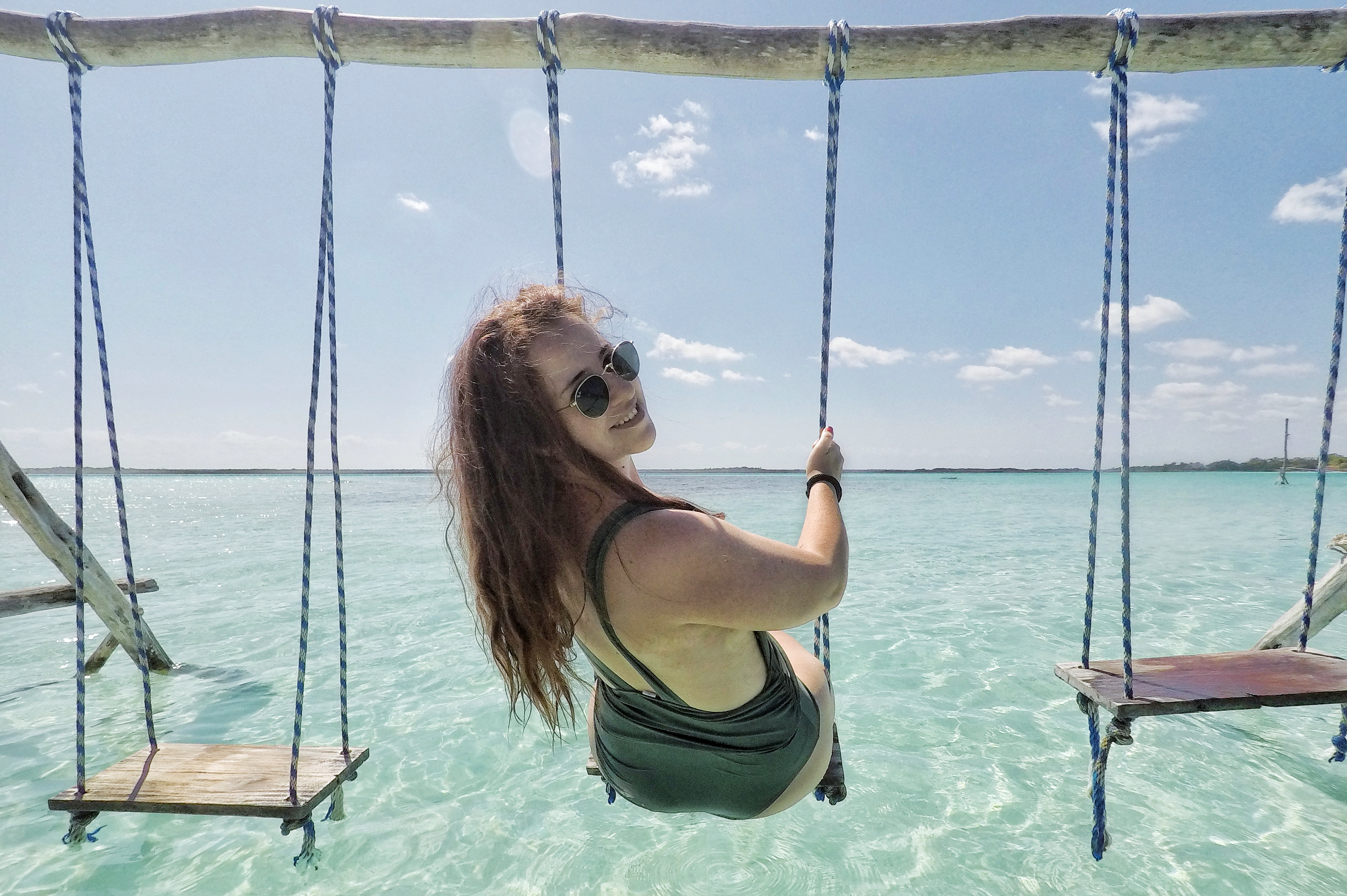 Balançoire, Bacalar, Mexique