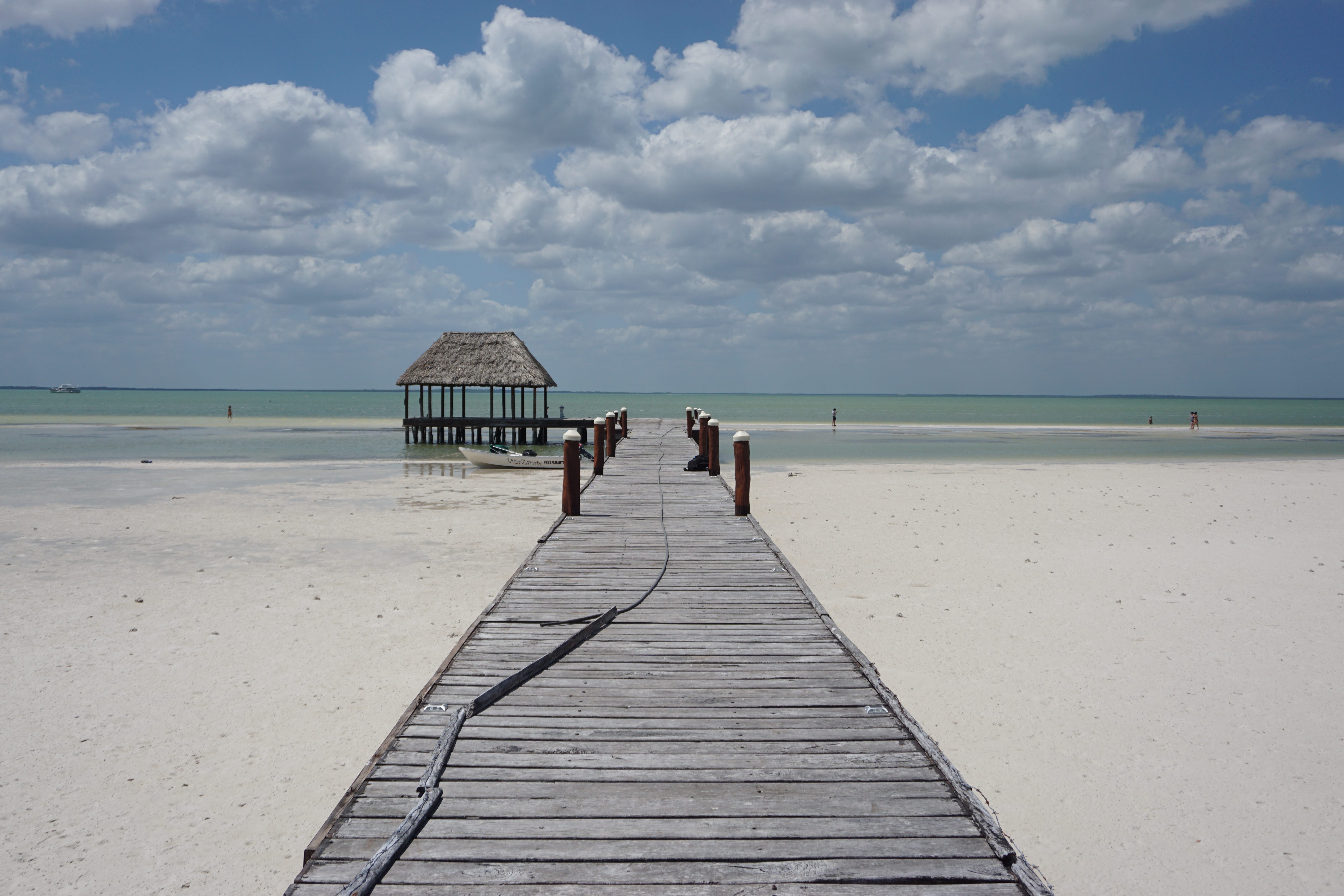 Ponton, Holbox, Mexique