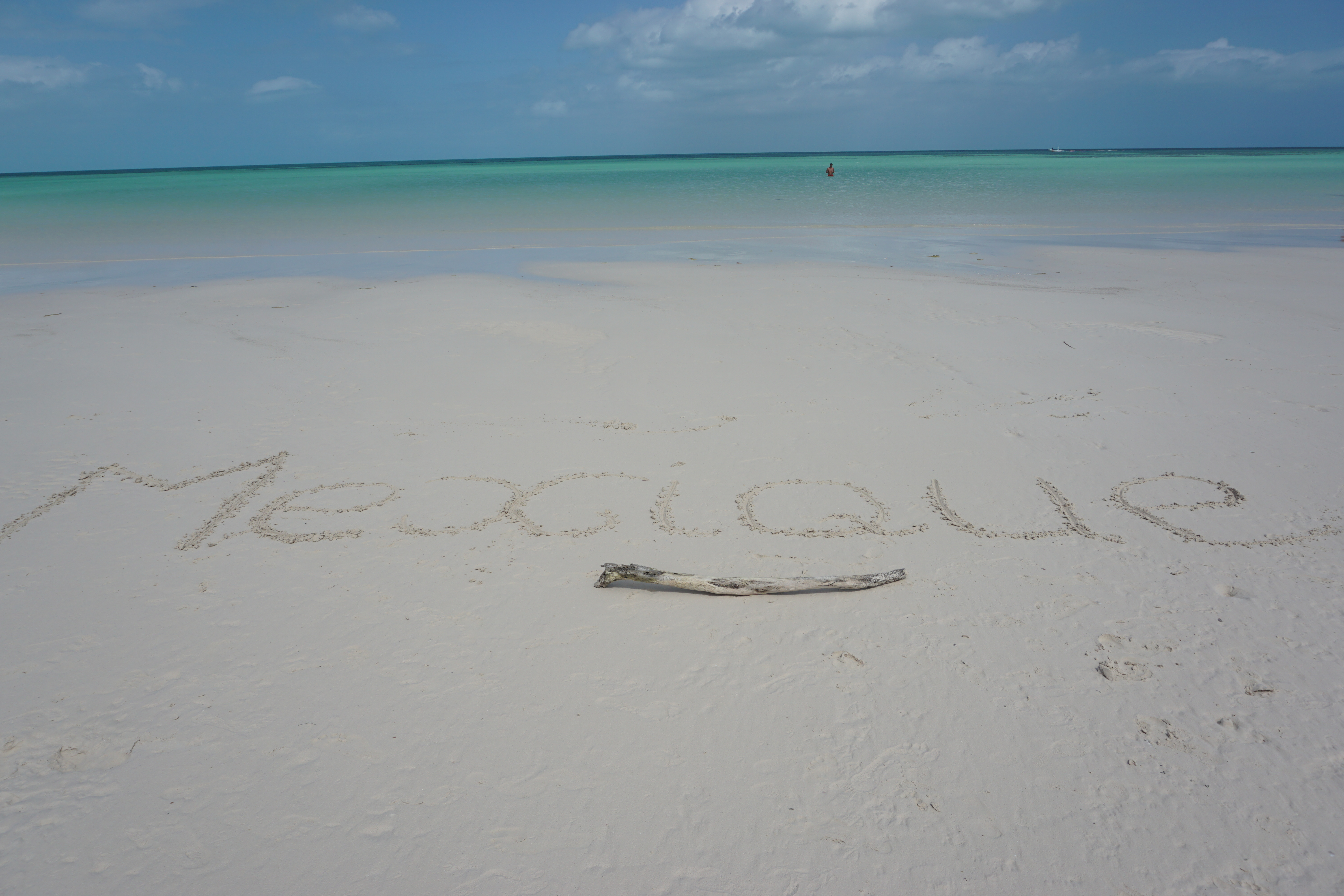 Plage, Holbox, Mexique