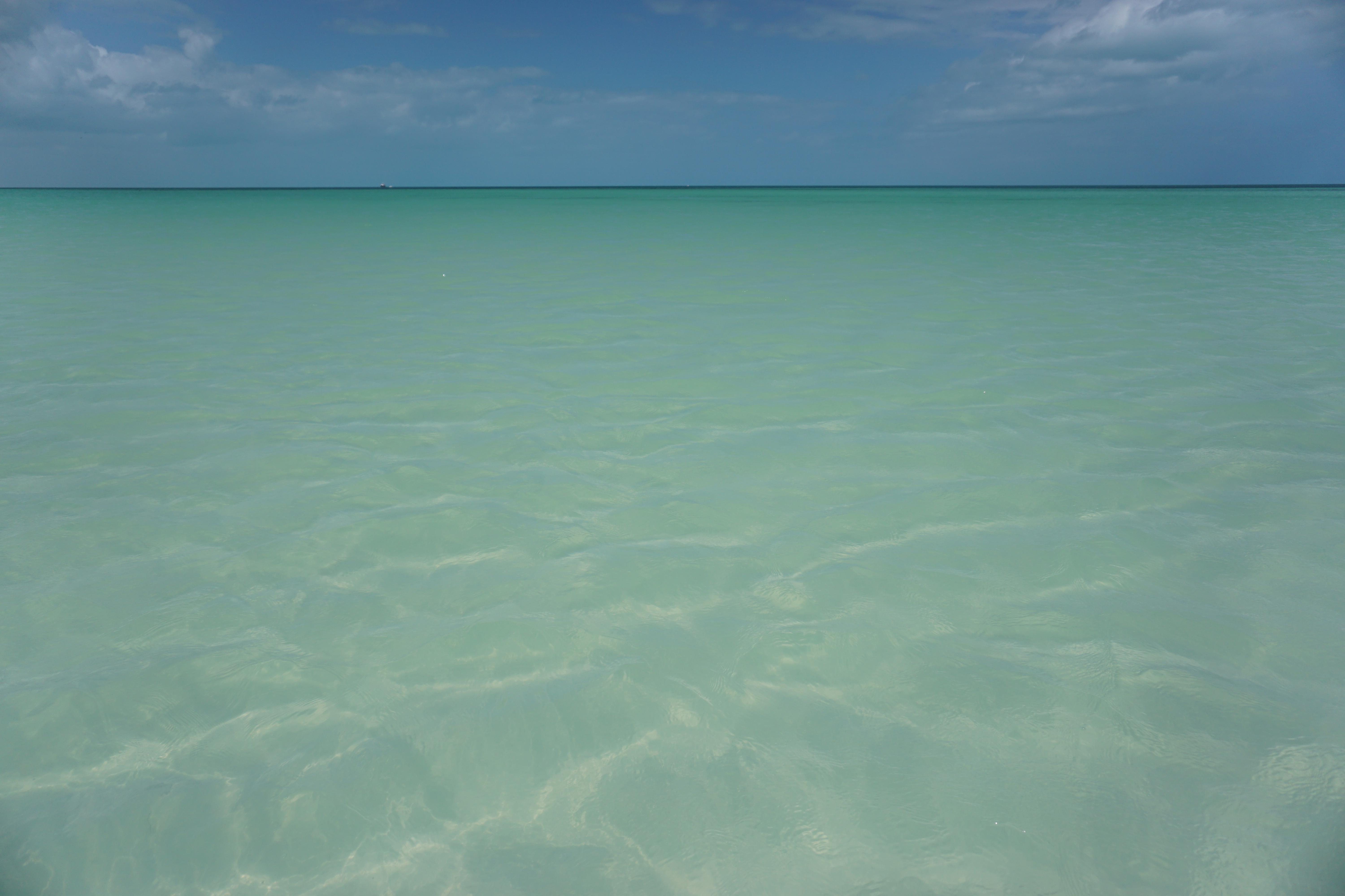 Eau transparente, Holbox, Mexique