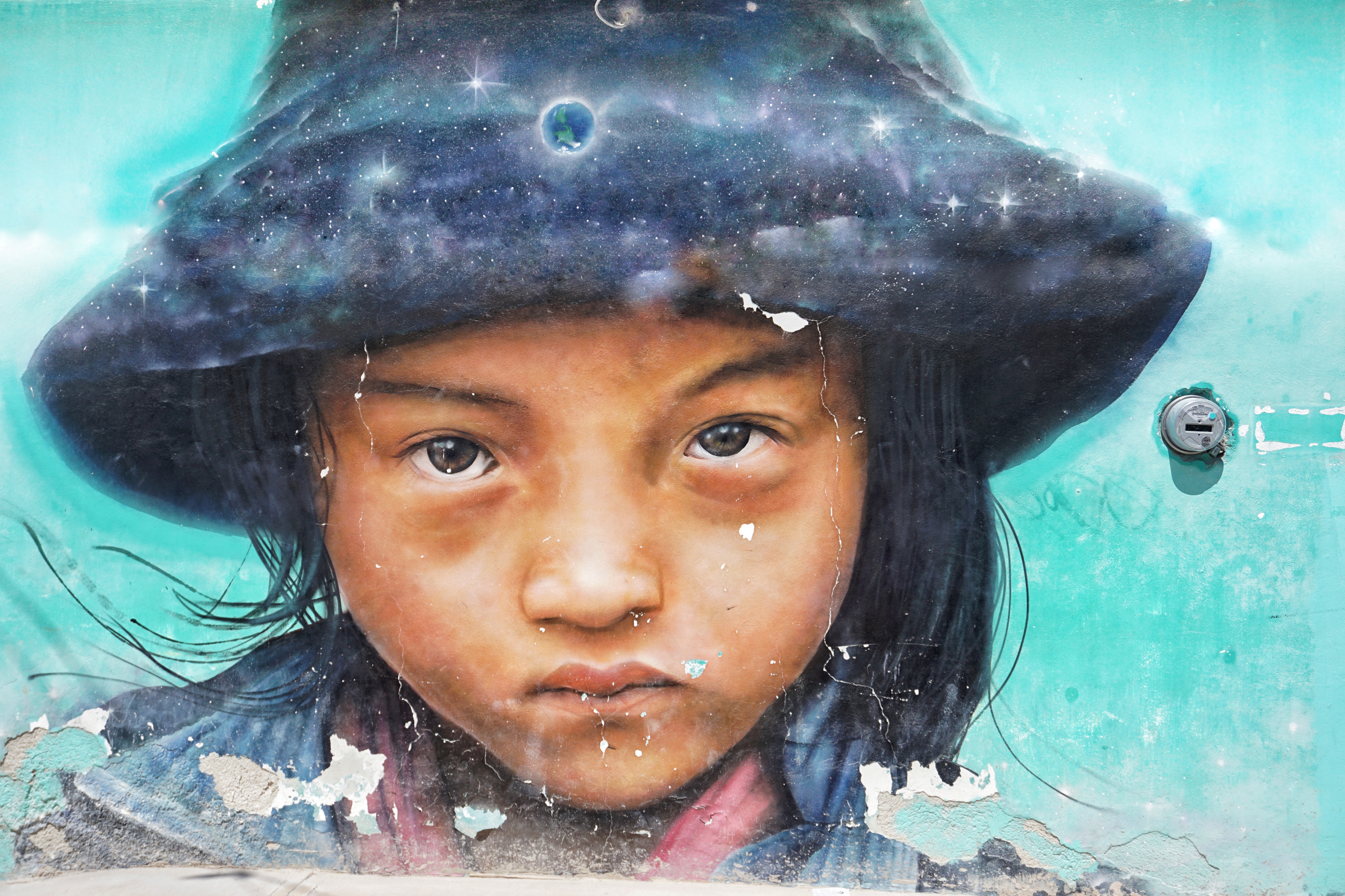 Street art, Holbox, Mexique