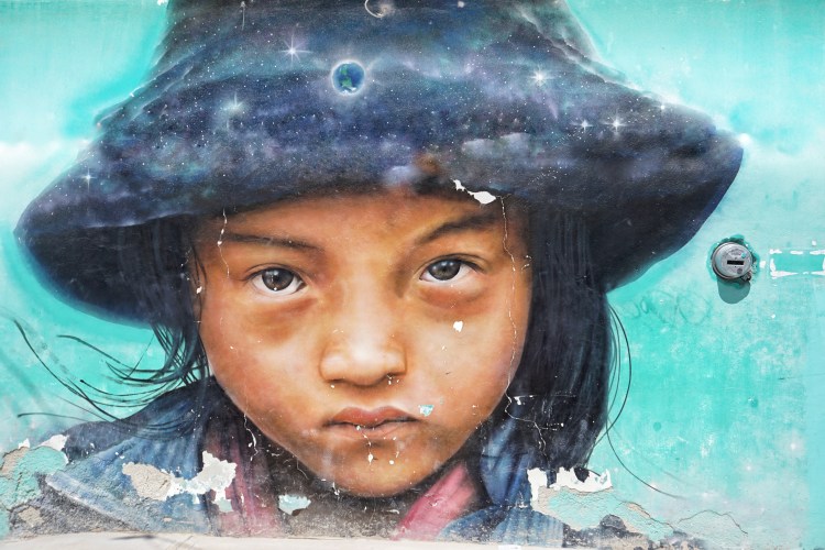 Street art, Holbox, Mexique