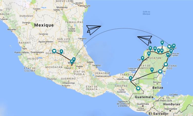 Circuit Mexique 3 semaines