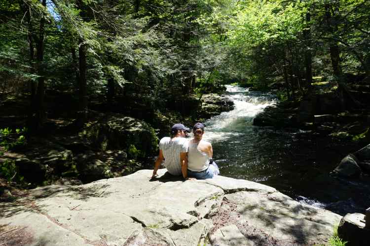 Cascade Little Falls Trail, Pocono Mountain, Pennsylvanie